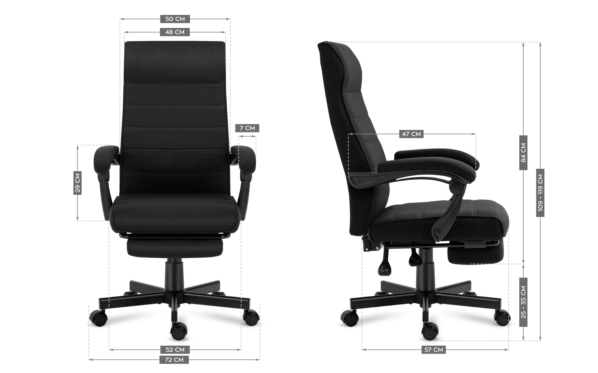 Mark Adler Boss 4.4 Bürostuhl Schwarz