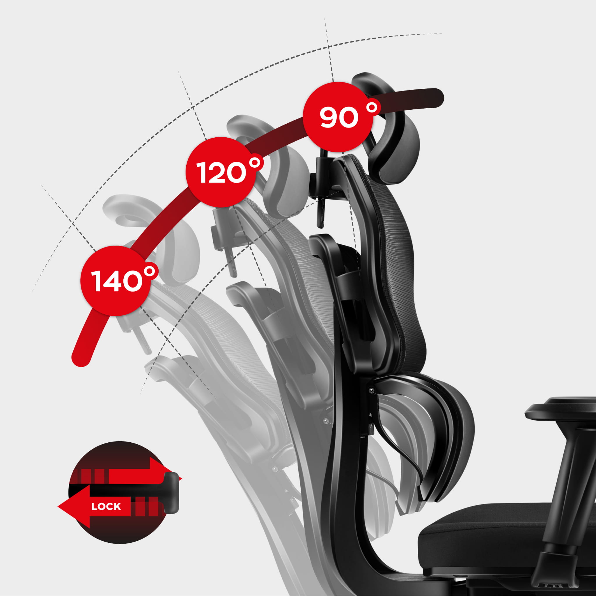 Huzaro Combat 7.0 Gaming-Stuhl Schwarz