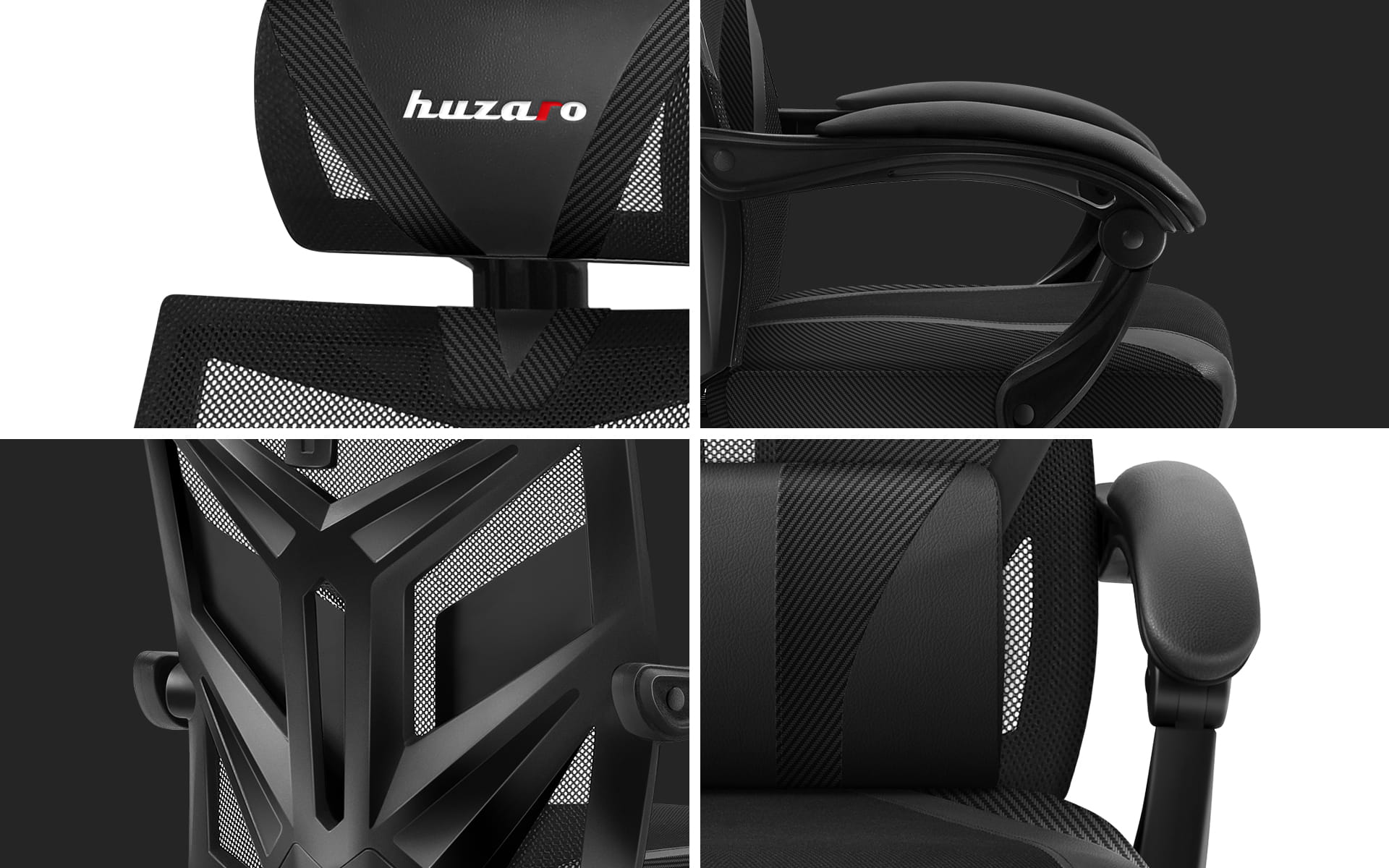 HUZARO COMBAT 5.0 Gaming-Stuhl Schwarz