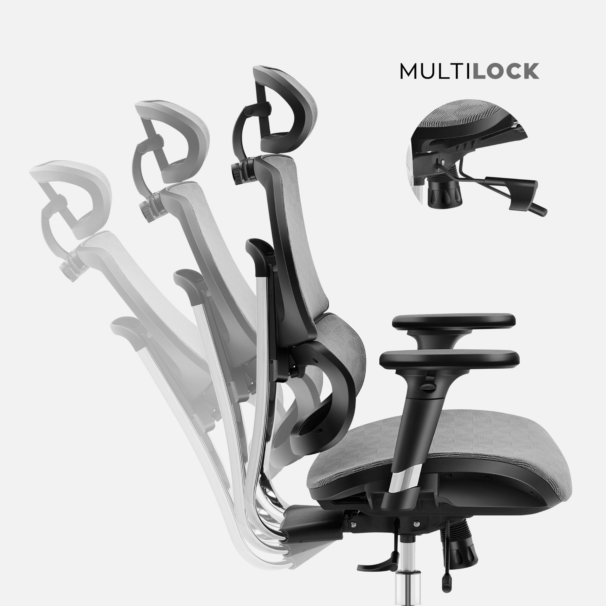 Mark Adler Expert 7.9 Grau Ergonomischer Bürostuhl