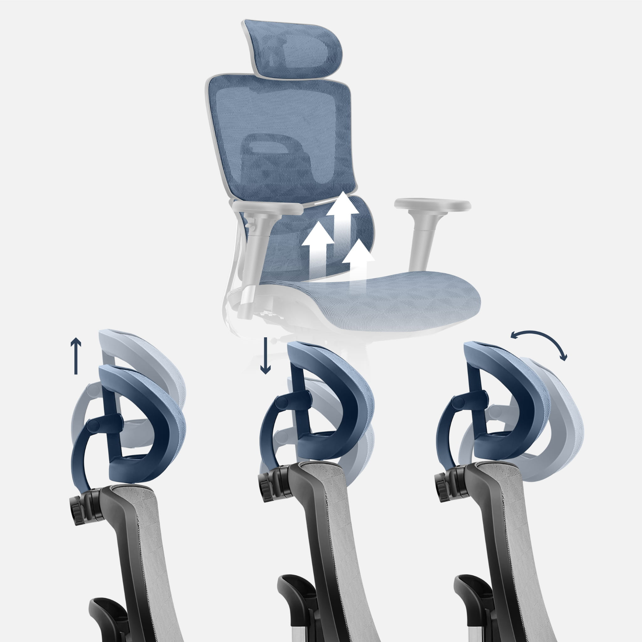 Mark Adler Expert 7.9 Grau Ergonomischer Bürostuhl