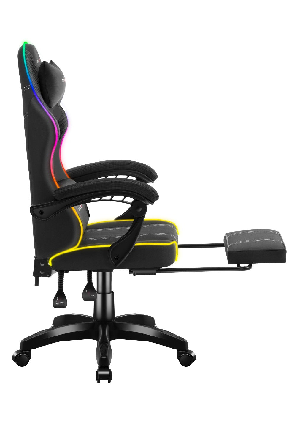 Huzaro Force 3.7 RGB LED Black Gaming-Stuhl