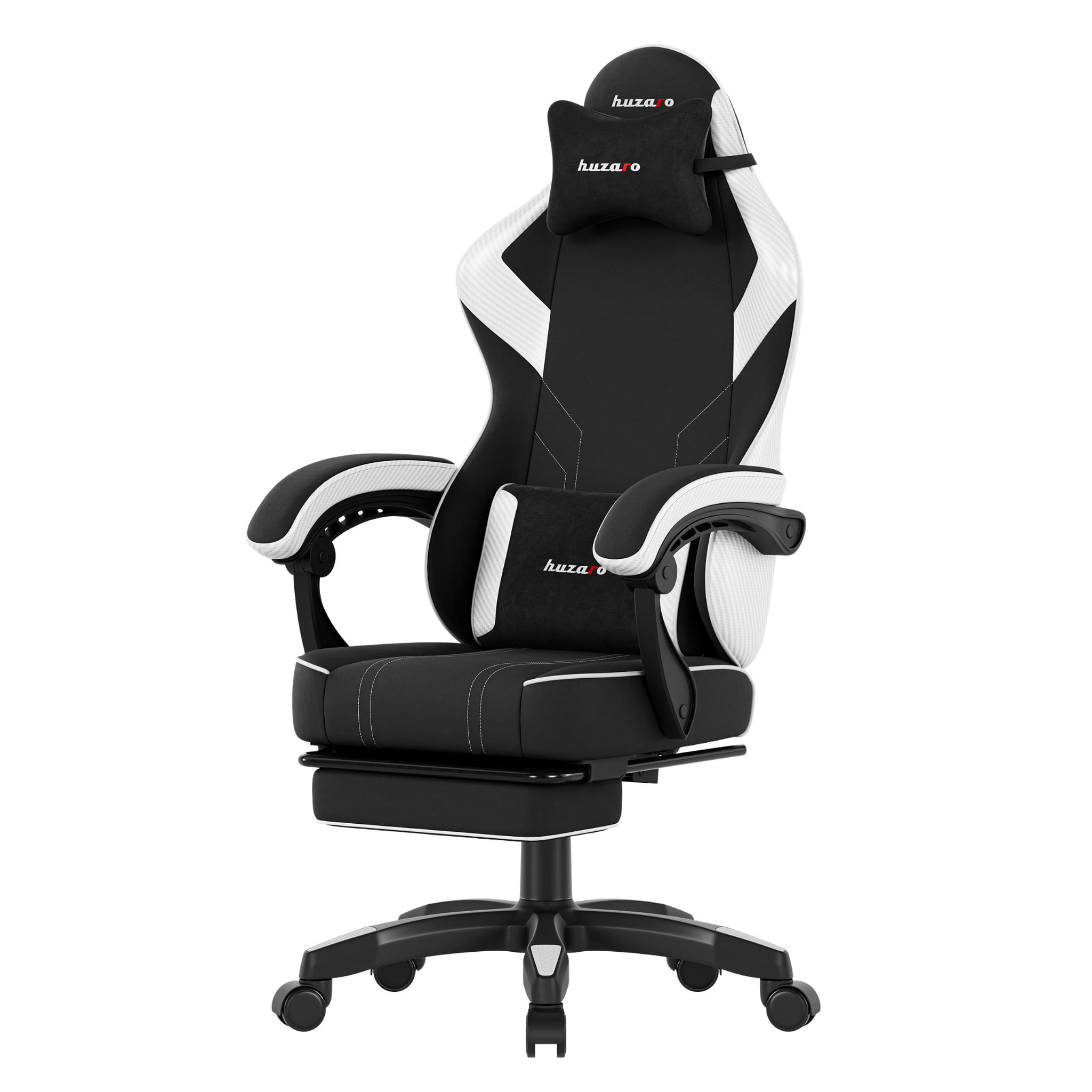 Huzaro Force 3.7 Weißer Carbon-Gaming-Stuhl