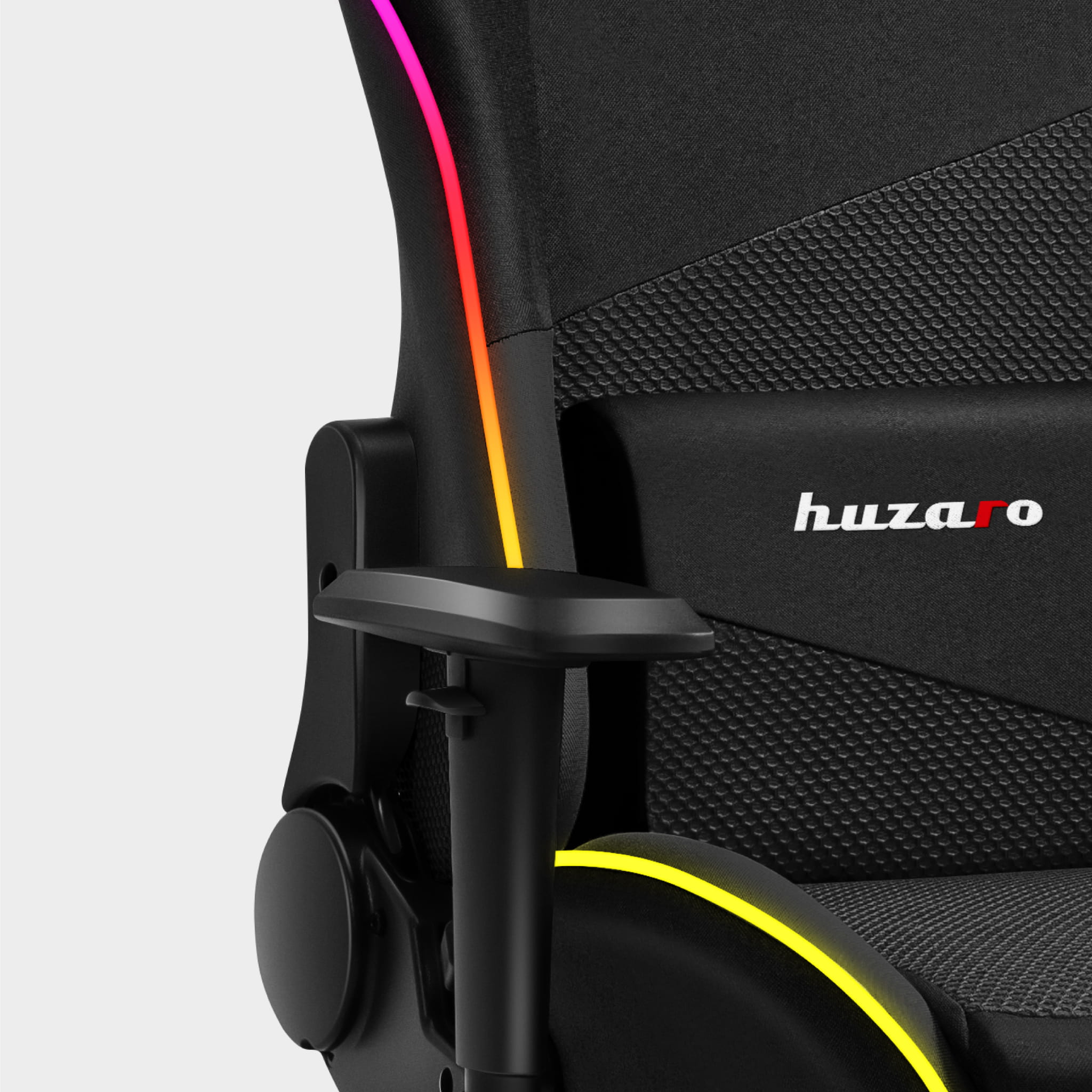 HUZARO Force 6.3 RGB LED Mesh Gaming-Stuhl