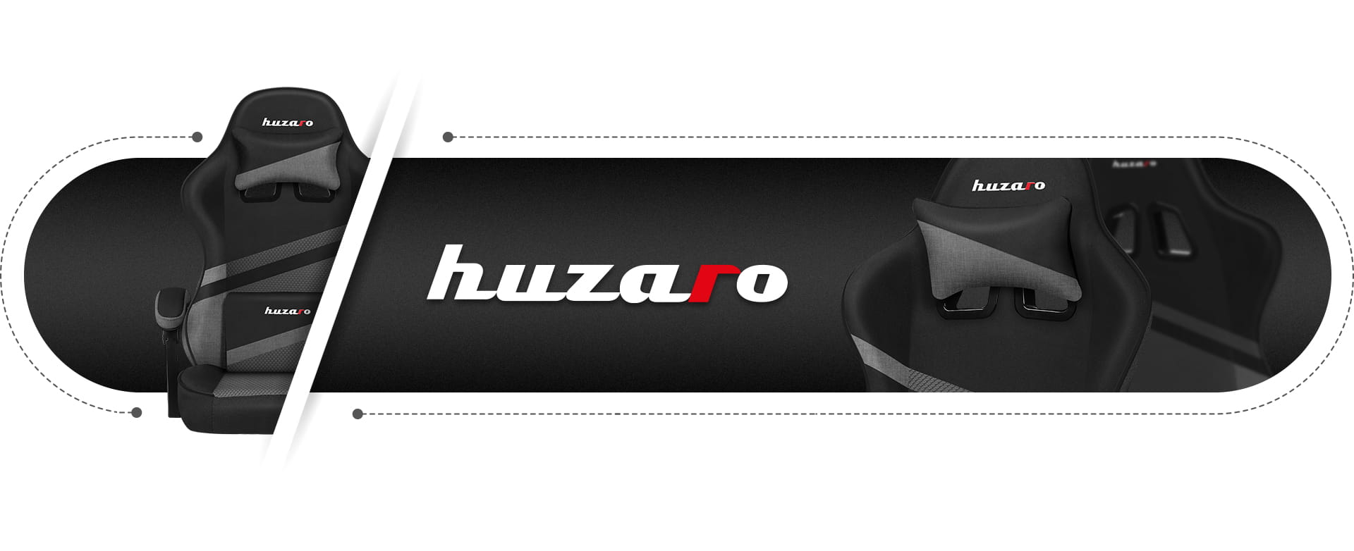 HUZARO FORCE 4.4 Grau Mesh Gaming-Stuhl