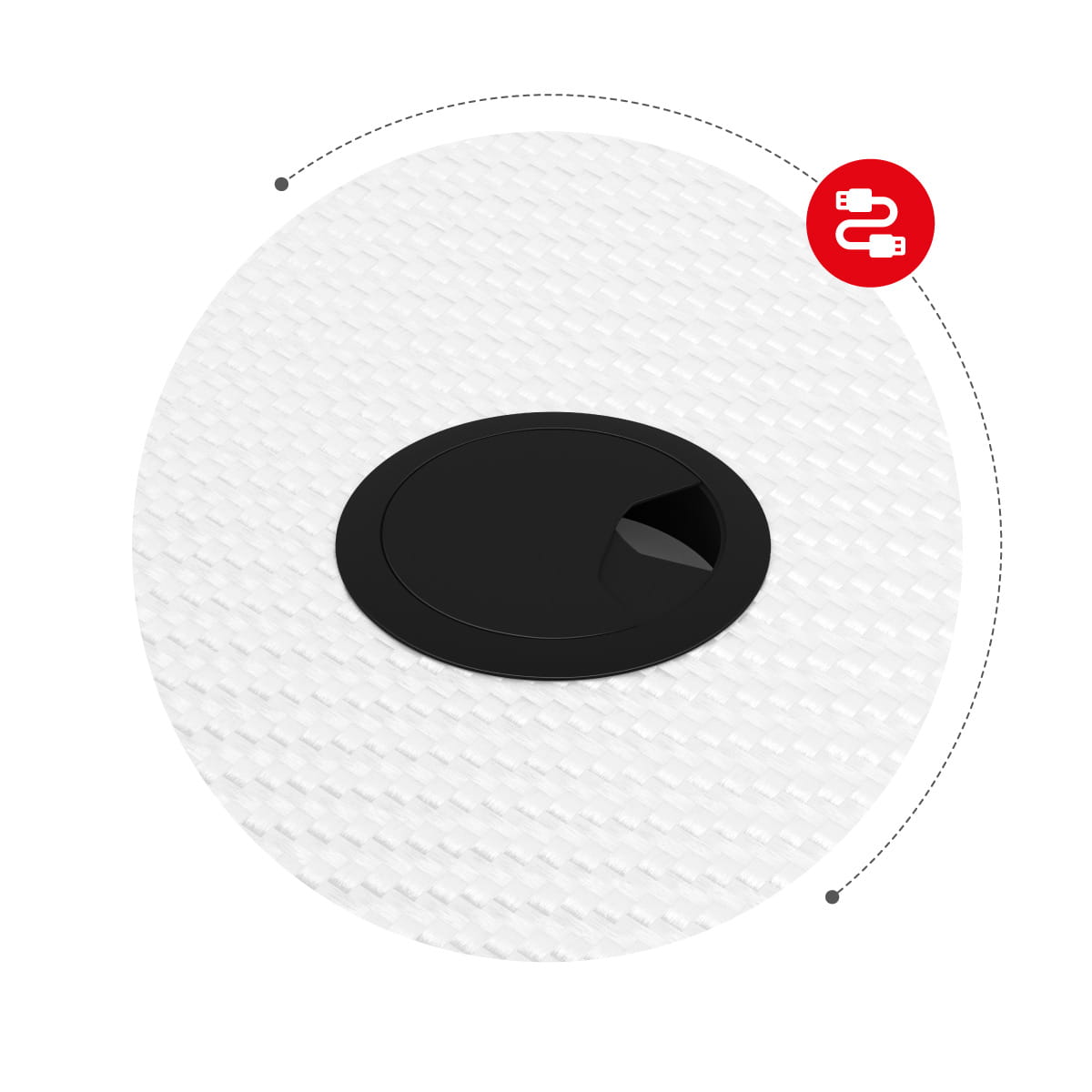 Huzaro Hero 1.4 Weißer Gaming-Schreibtisch