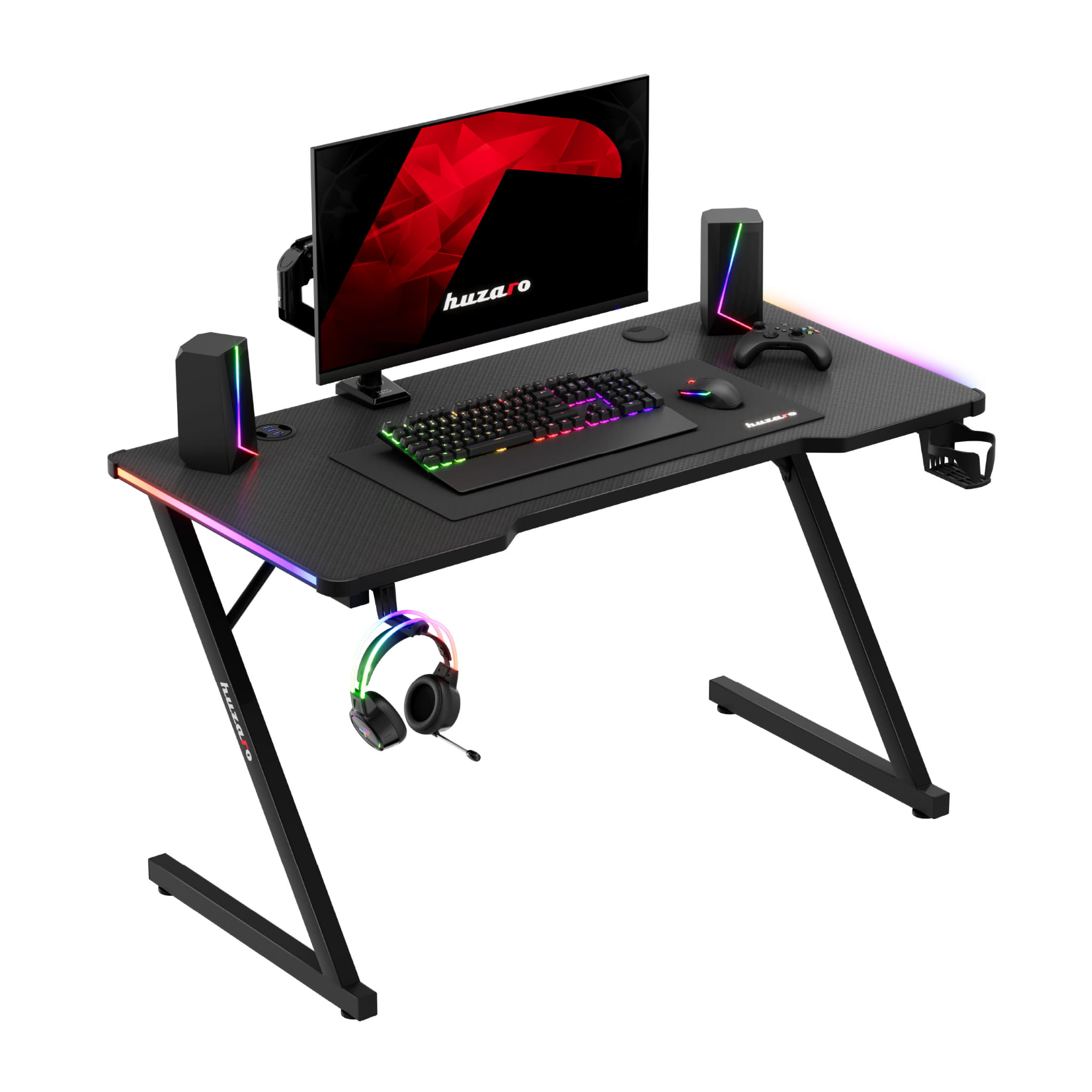 Huzaro Hero 2.5 RGB-LED-Gaming-Tisch