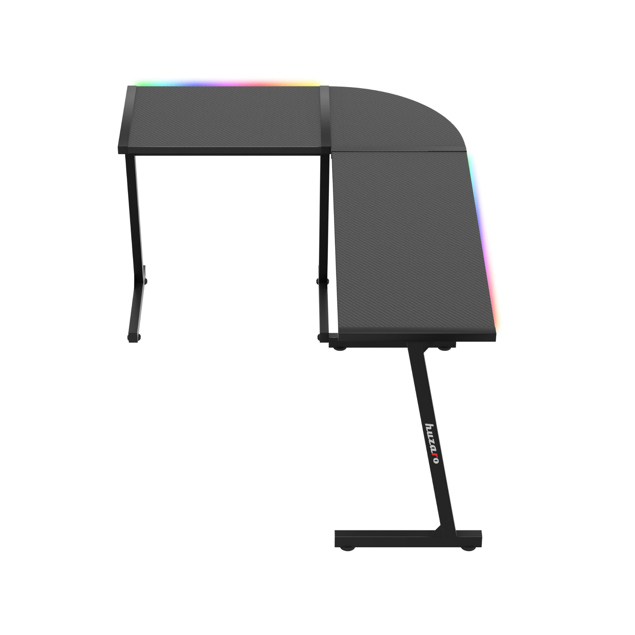 Huzaro Hero 6.0 RGB schwarz Eck-Gaming-Tisch