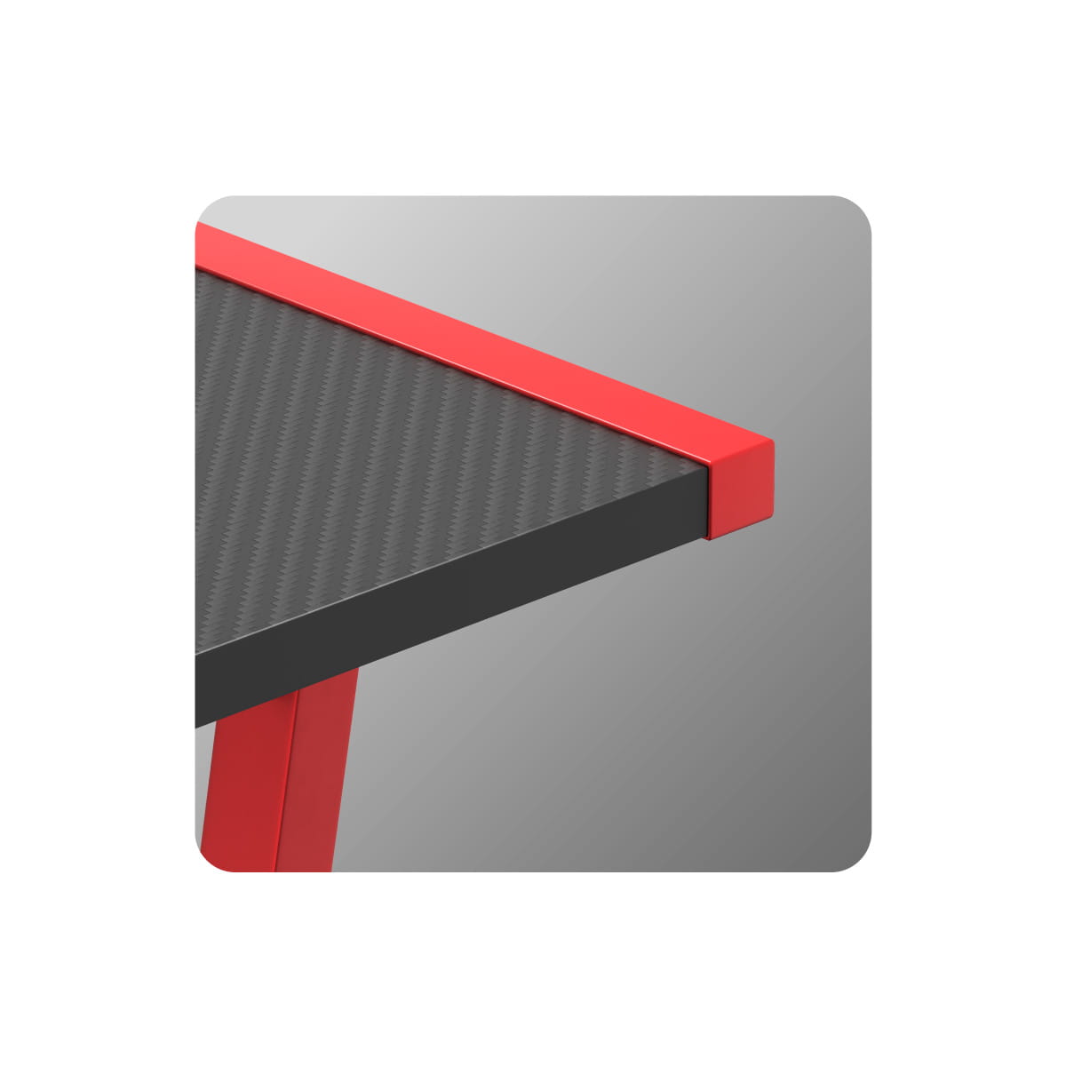 Huzaro Hero 6.0 Roter Gaming-Schreibtisch