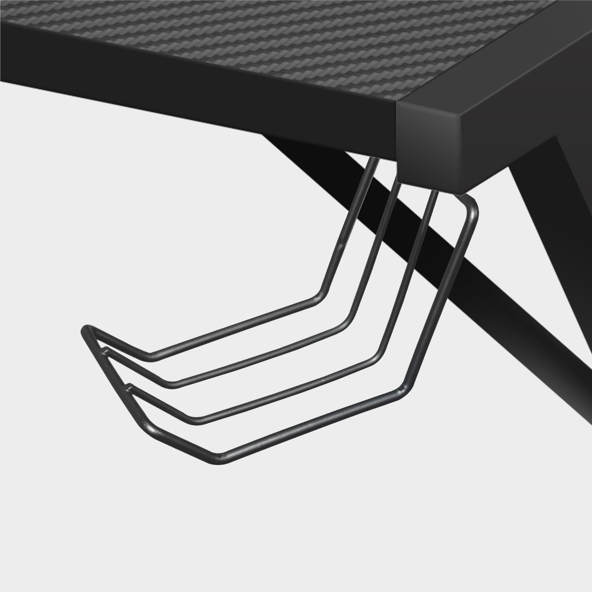 Huzaro Hero 6.3 Eck-Gaming-Schreibtisch schwarz