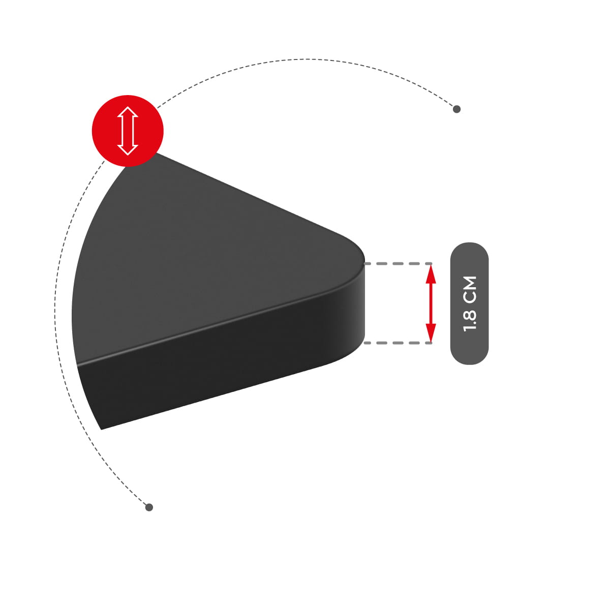 Huzaro Hero 9.5 elektrischer Eckschreibtisch schwarz
