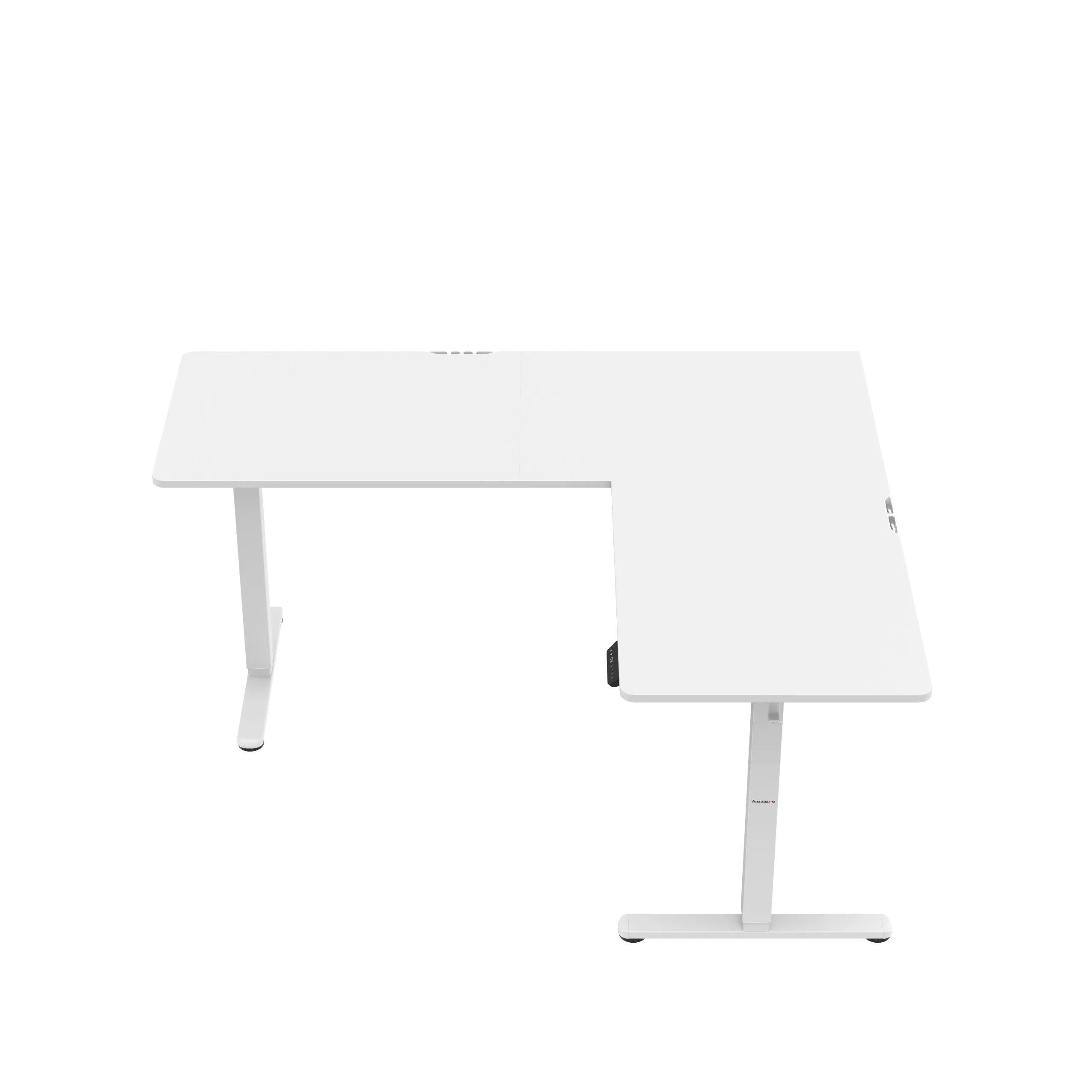Huzaro Hero 9.5 elektrischer Eckschreibtisch schwarz