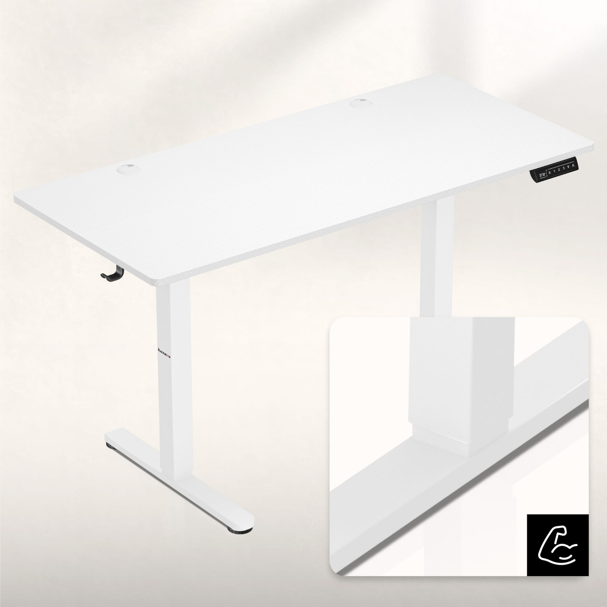 Huzaro Hero 8.2 Weiß Elektrischer Schreibtisch