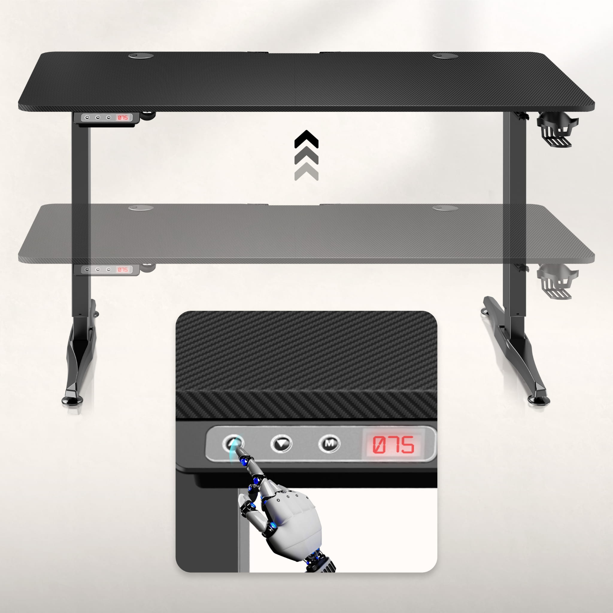 Huzaro Hero 8.5 elektrischer Schreibtisch