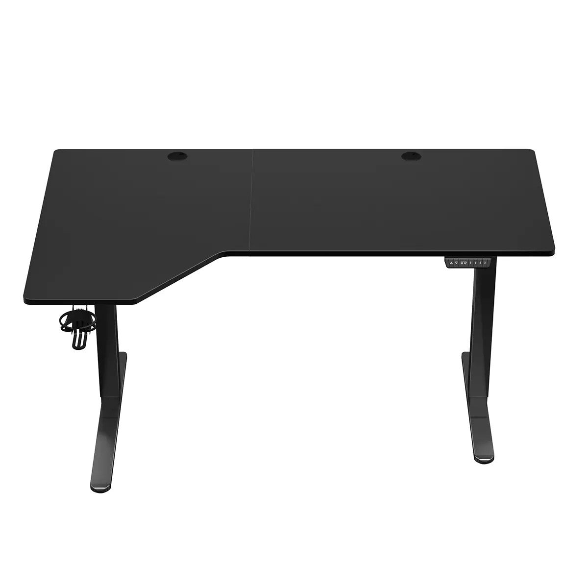 Huzaro Hero 9.1 elektrischer Eckschreibtisch schwarz