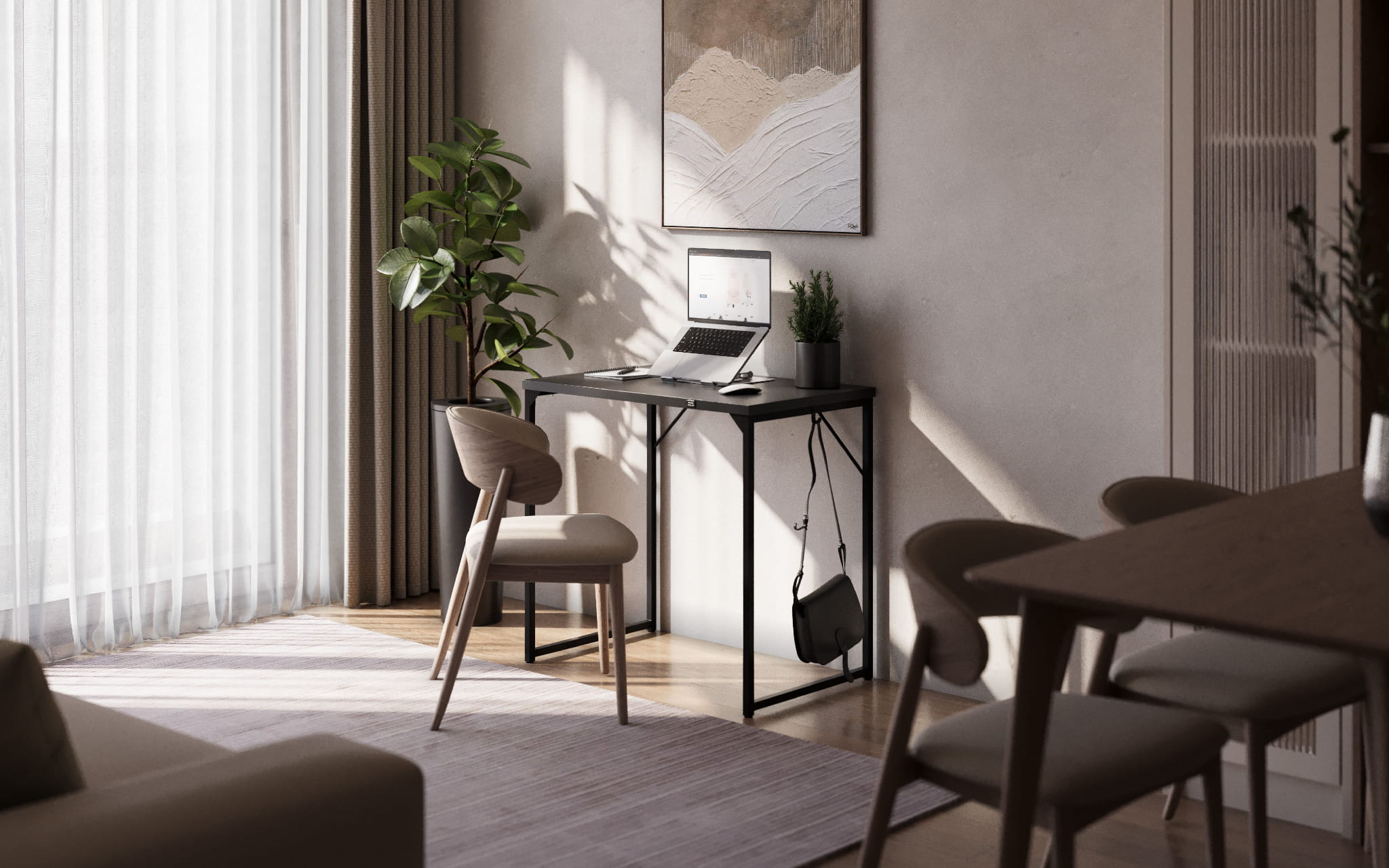 Mark Adler Leader 1.3 Schwarzer Schreibtisch