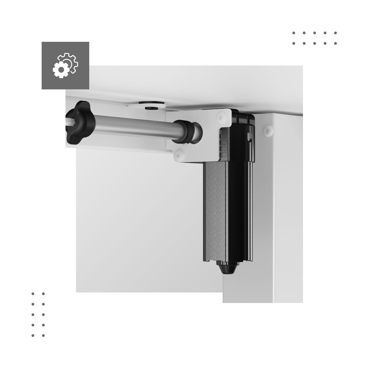 Mark Adler Leader 7.0 Elektrischer Schreibtisch Weiß