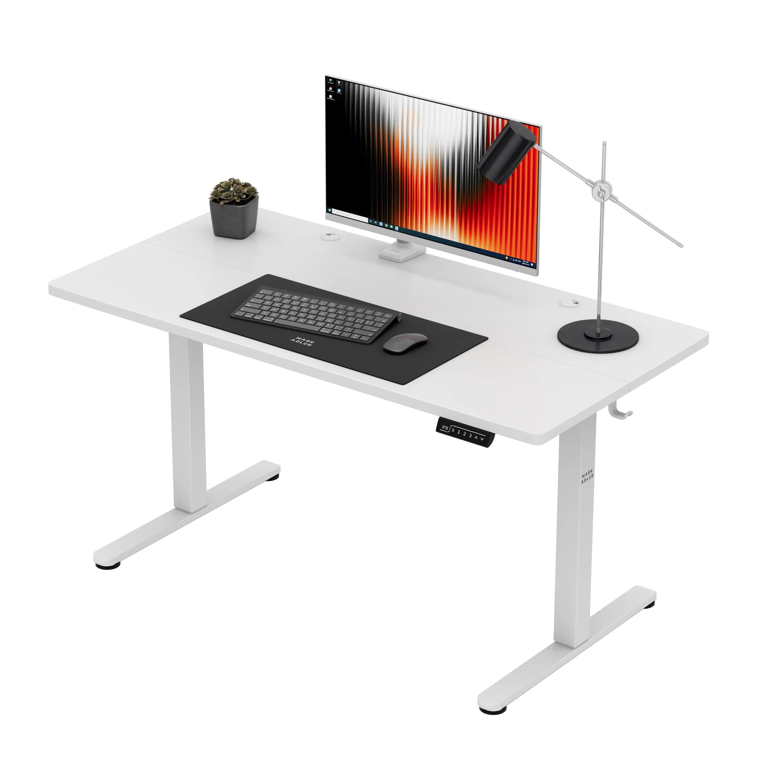 Mark Adler Leader 7.3 Weiß Höhenverstellbarer Schreibtisch