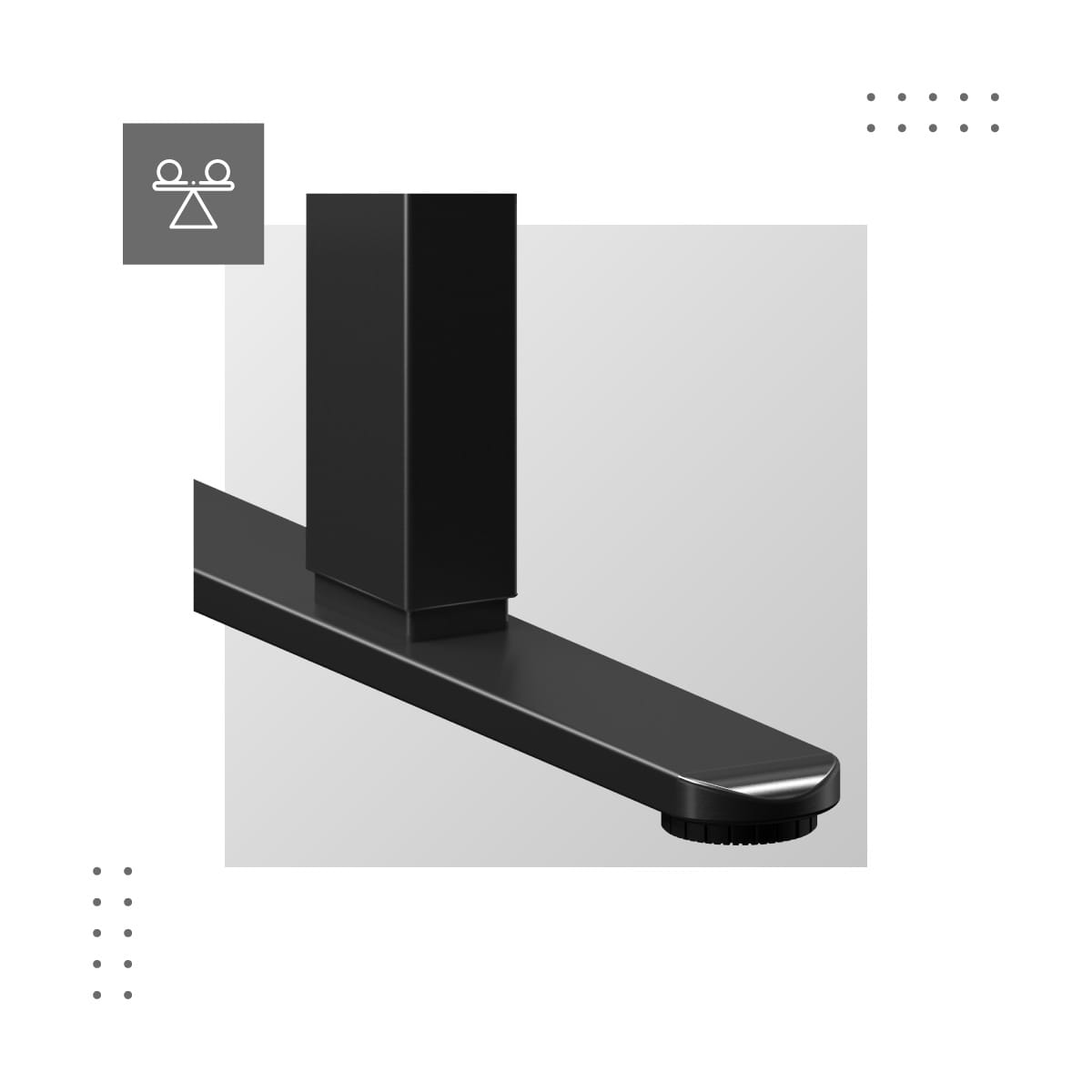 Mark Adler Leader 7.4 Elektrischer Schreibtisch Schwarz