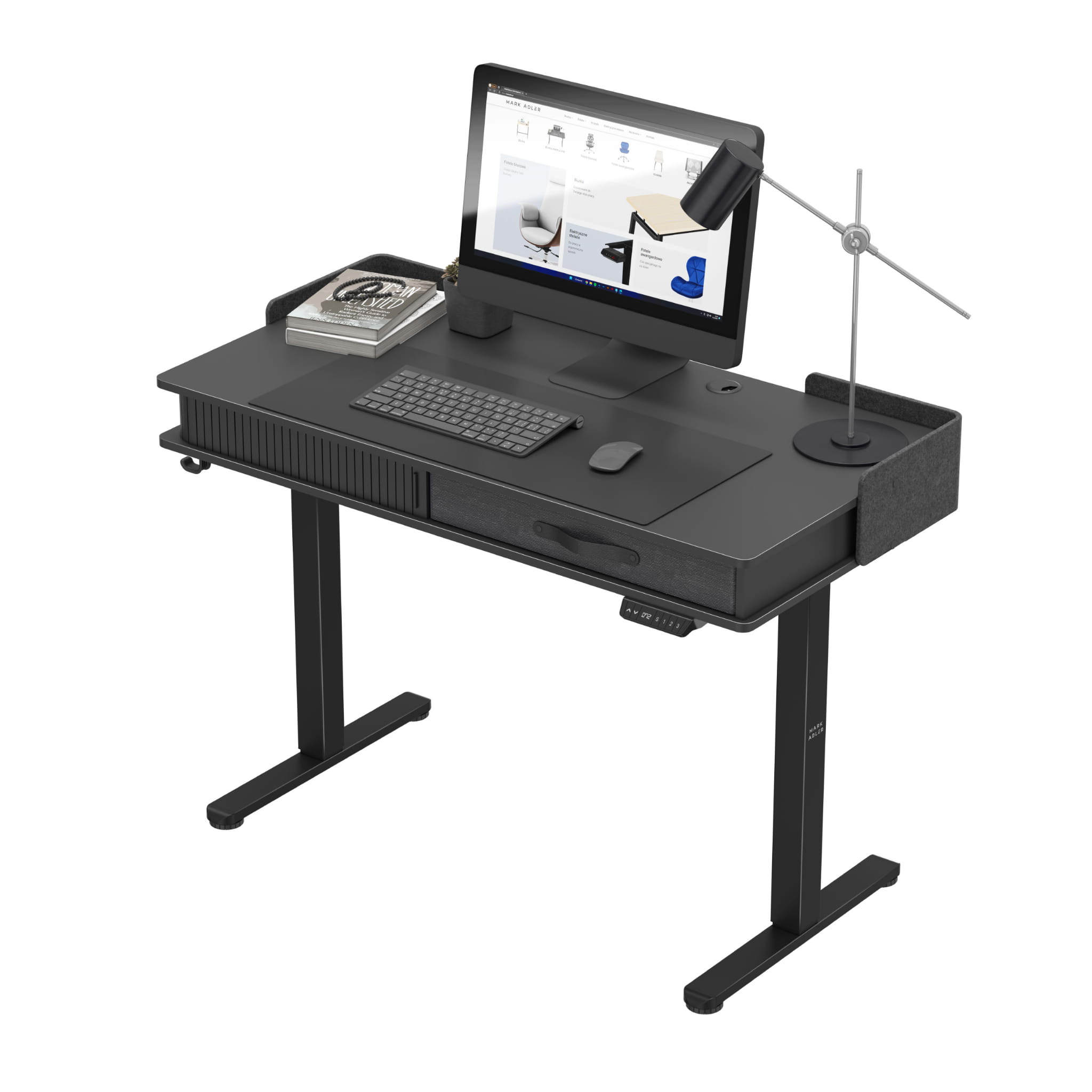 Mark Adler Leader 8.0 Schwarz elektrischer Schreibtisch