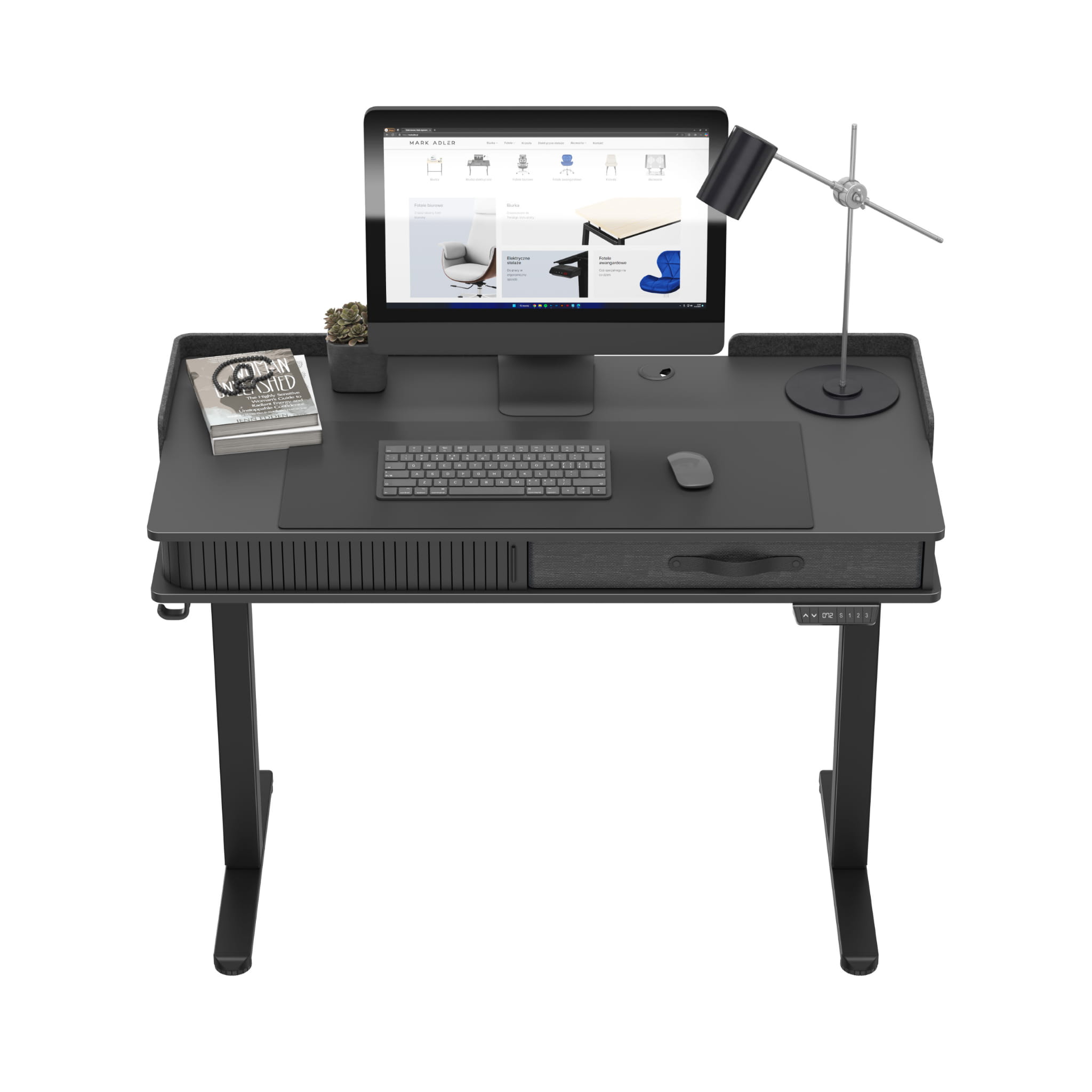 Mark Adler Leader 8.0 Schwarz elektrischer Schreibtisch