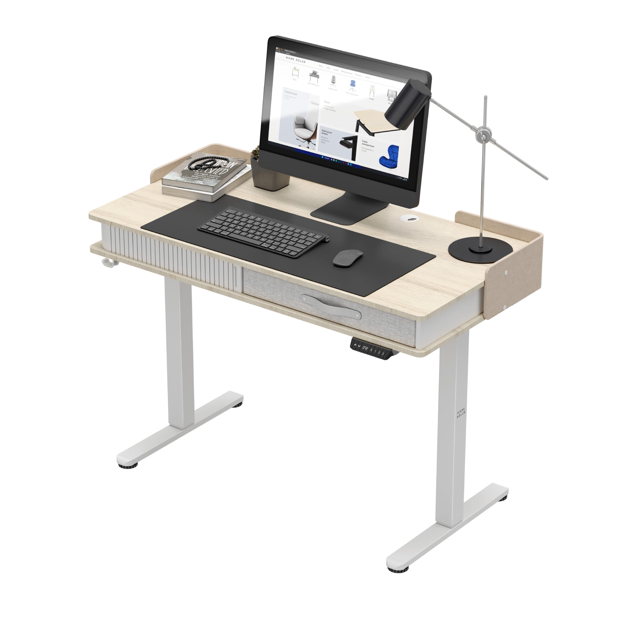 Mark Adler Leader 8.0 Weiß elektrischer Schreibtisch