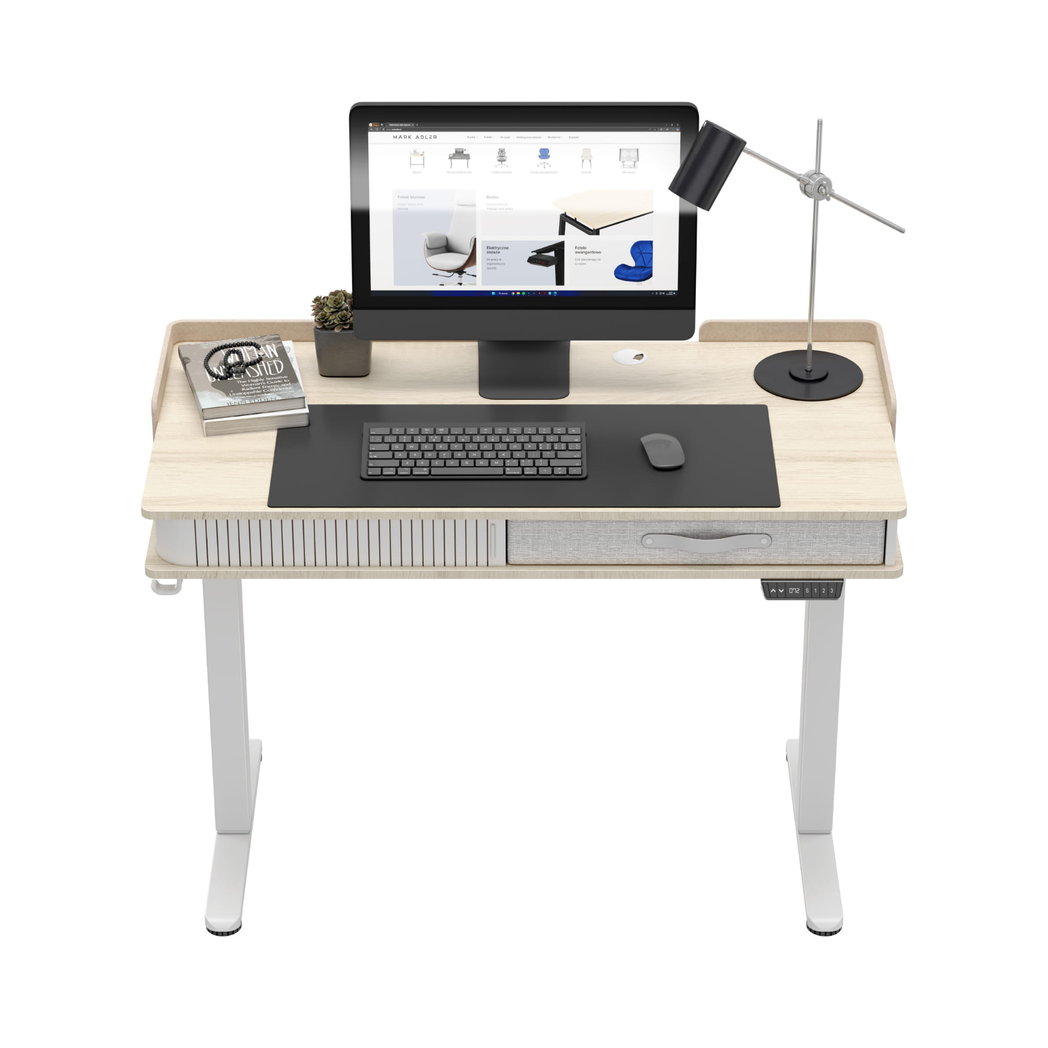 Mark Adler Leader 8.0 Weiß elektrischer Schreibtisch