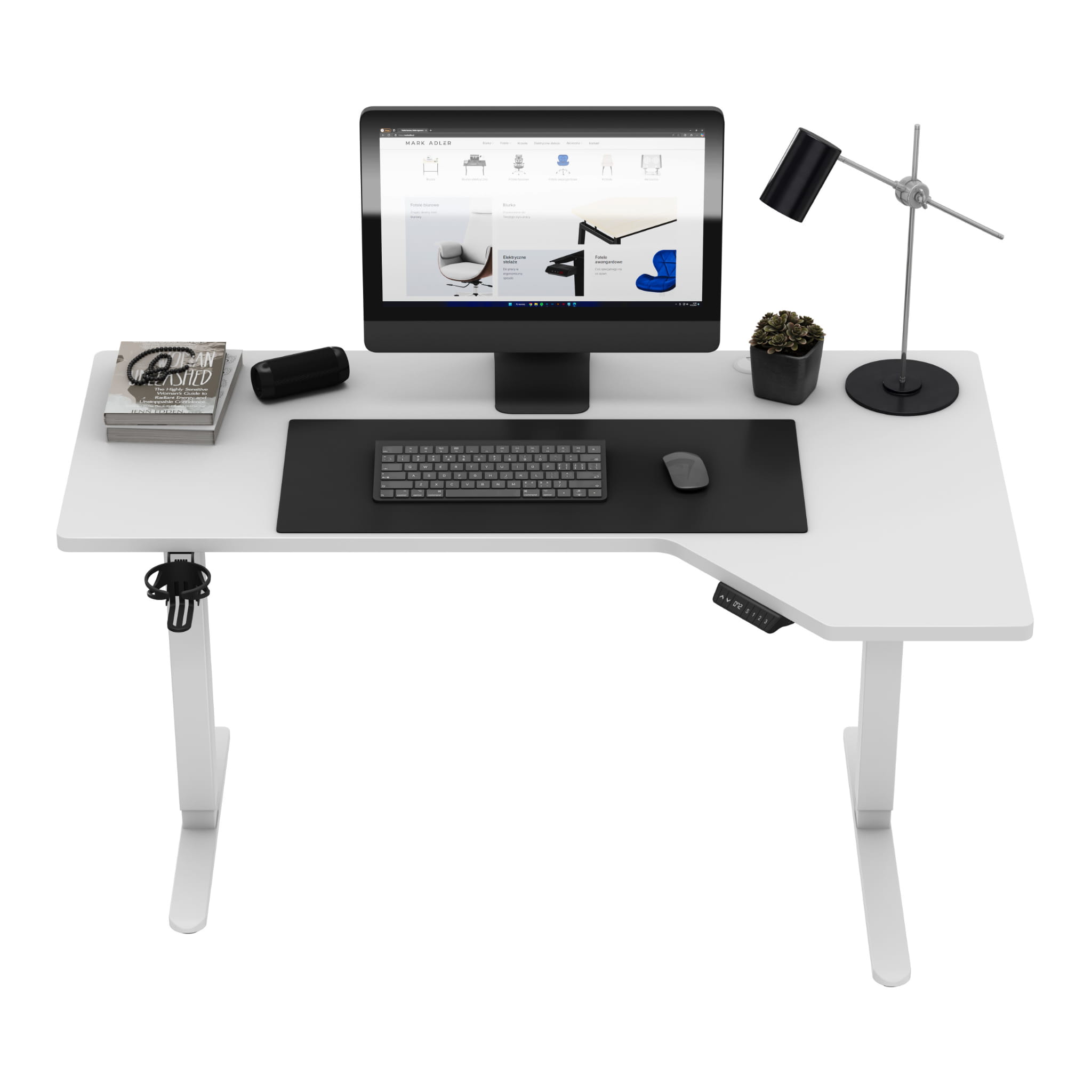Mark Adler Leader 9.1 Weiß Elektrischer Schreibtisch