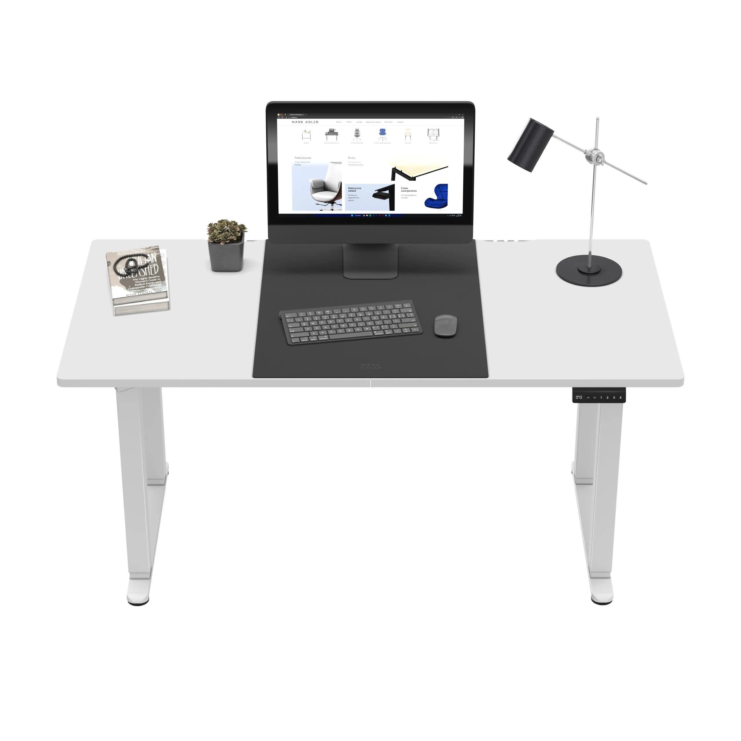 Mark Adler Leader 9.3 Weiß elektrischer Schreibtisch