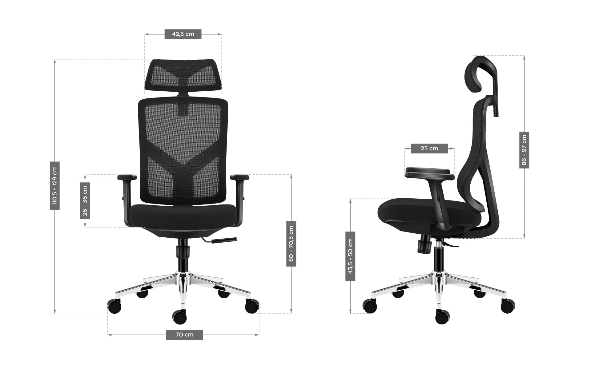 Mark Adler Manager 3.3 Schwarz Ergonomischer Bürostuhl