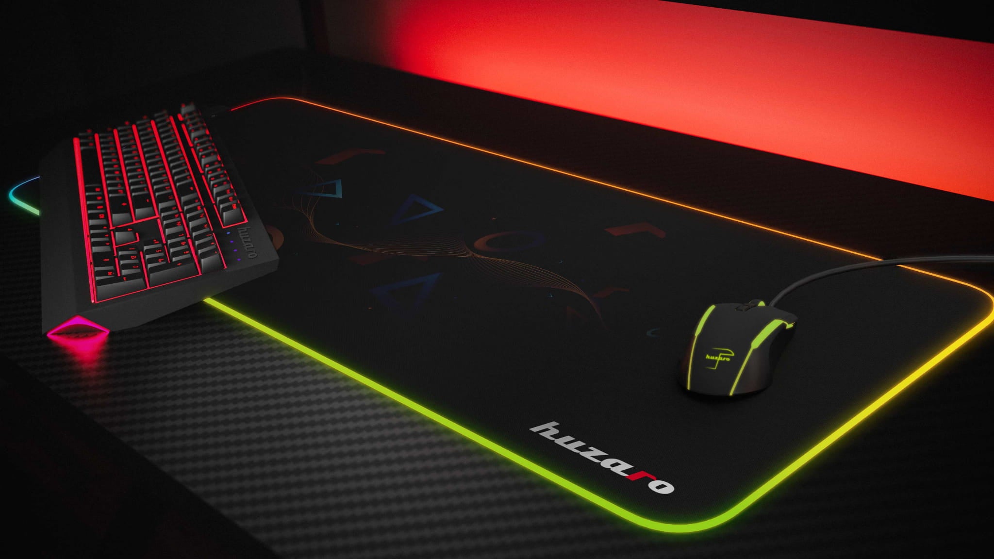 Huzaro RGB Design Gaming-Mauspad