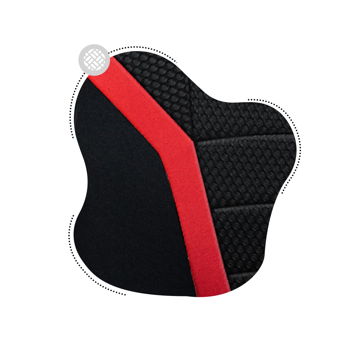 HUZARO RANGER 1.0 Rot Mesh Gaming-Stuhl für Kinder