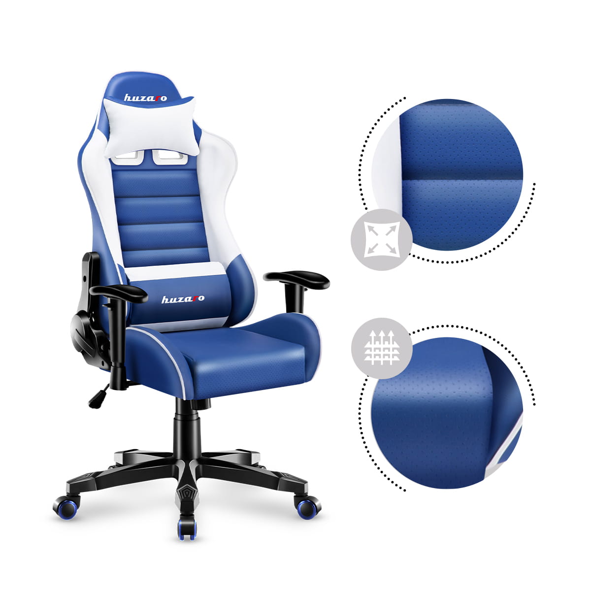 HUZARO RANGER 6.0 Blau Gaming-Stuhl für Kinder