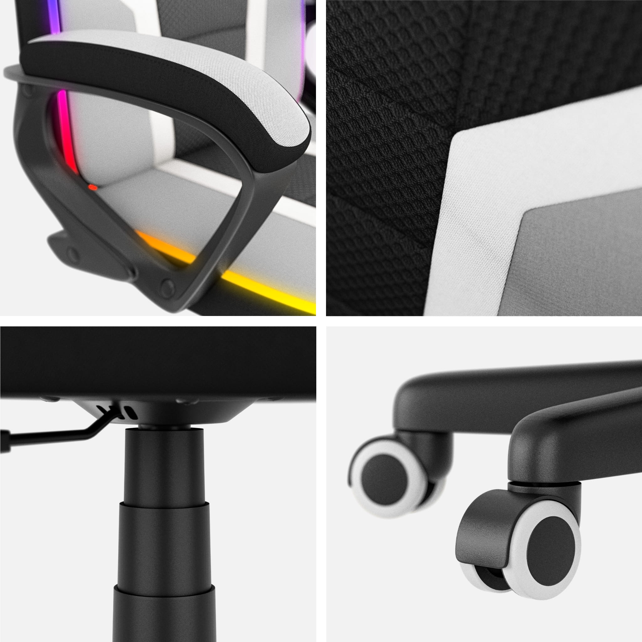 HUZARO RANGER 1.0 RGB LED Gaming-Stuhl für Kinder