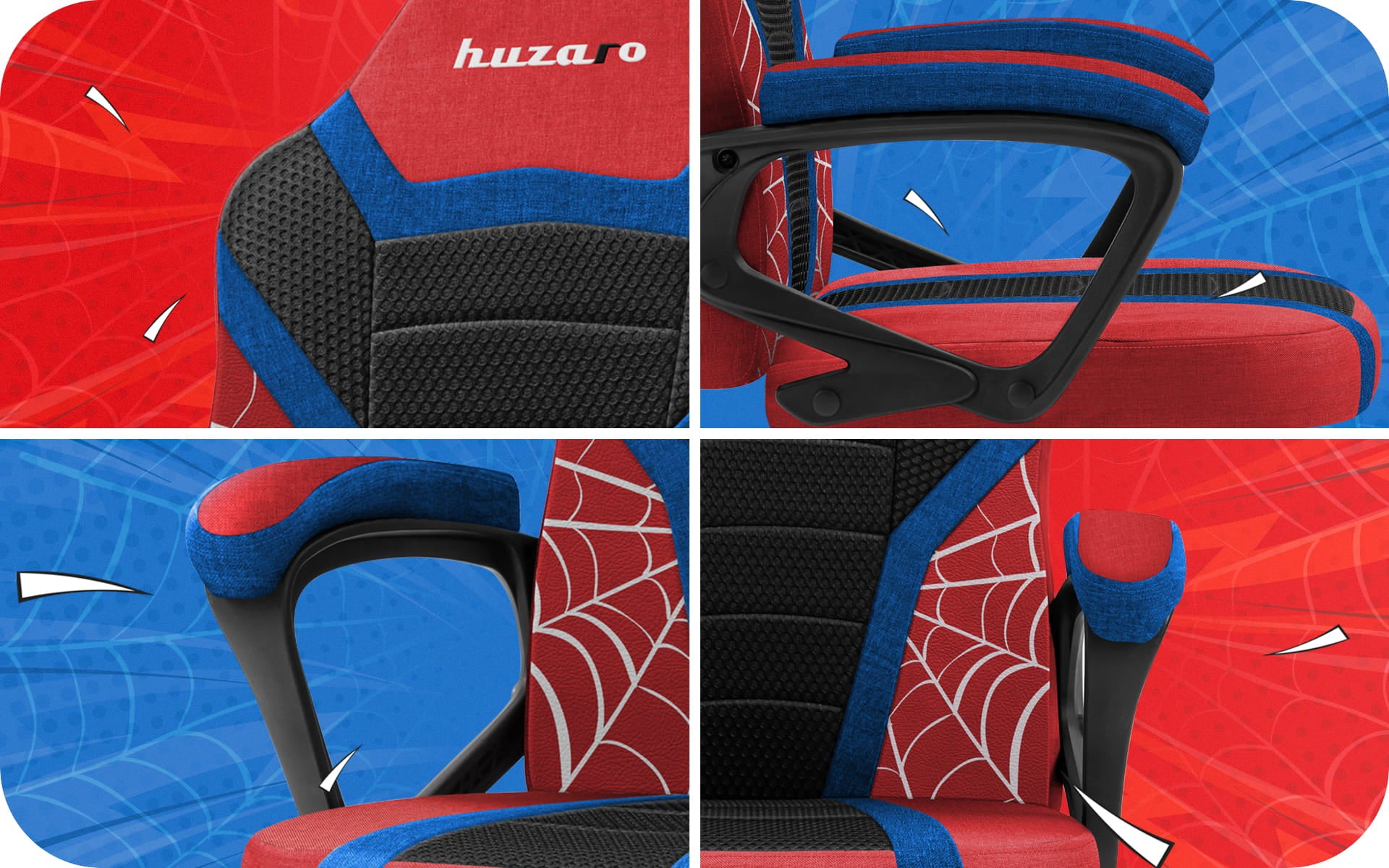 Huzaro Ranger 1.0 Spider Mesh Gaming-Stuhl für Kinder
