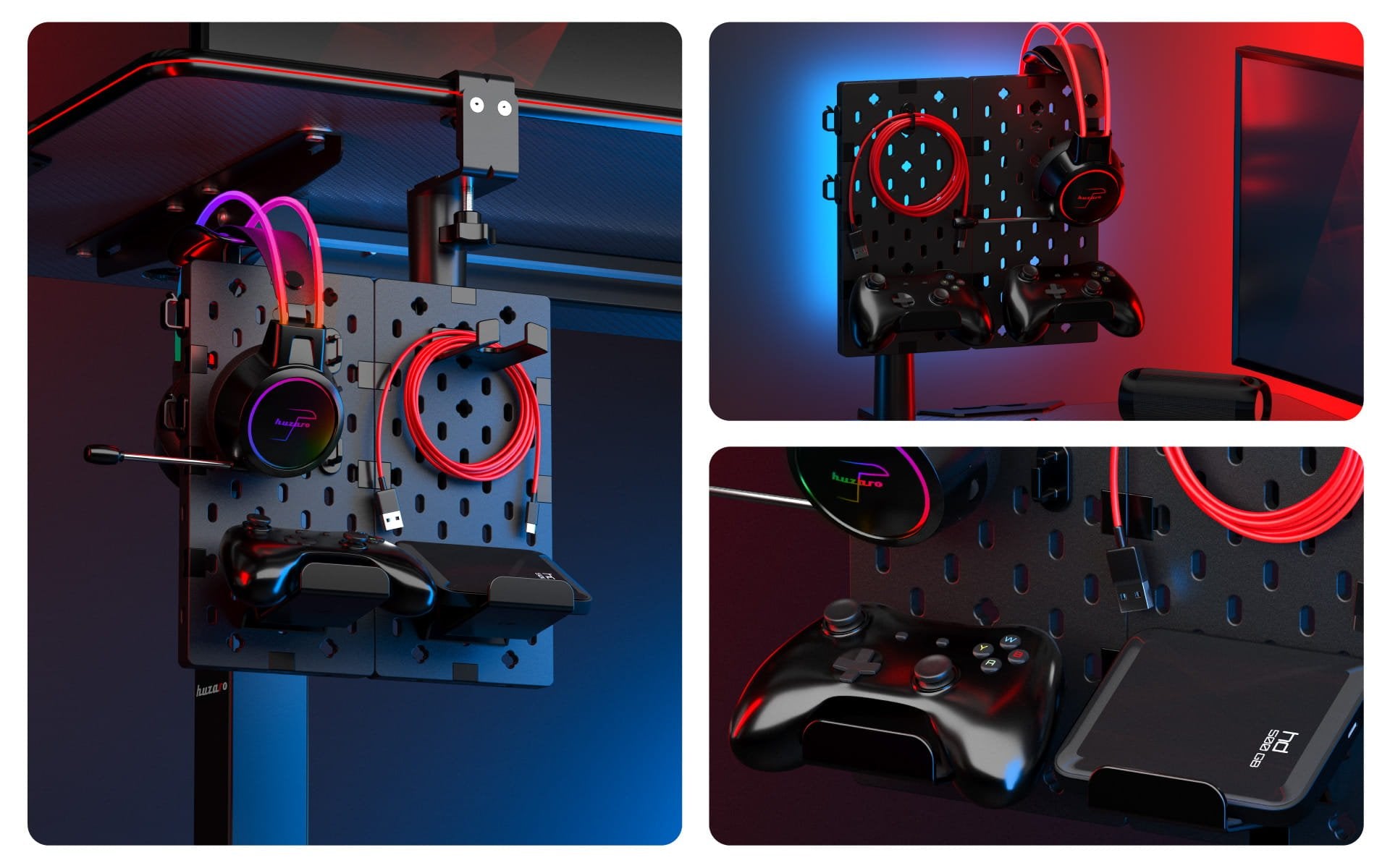 Huzaro Sync 3.0 Organisationswand für Schreibtische