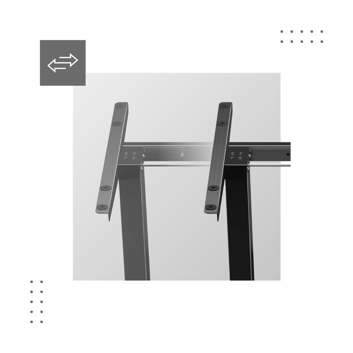 MARK ADLER Xeno 4.1 Elektrischer Schreibtischständer Schwarz