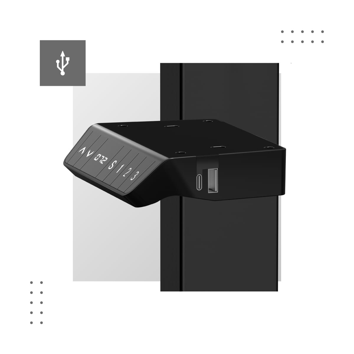 MARK ADLER Xeno 4.1 Elektrischer Schreibtischständer Schwarz