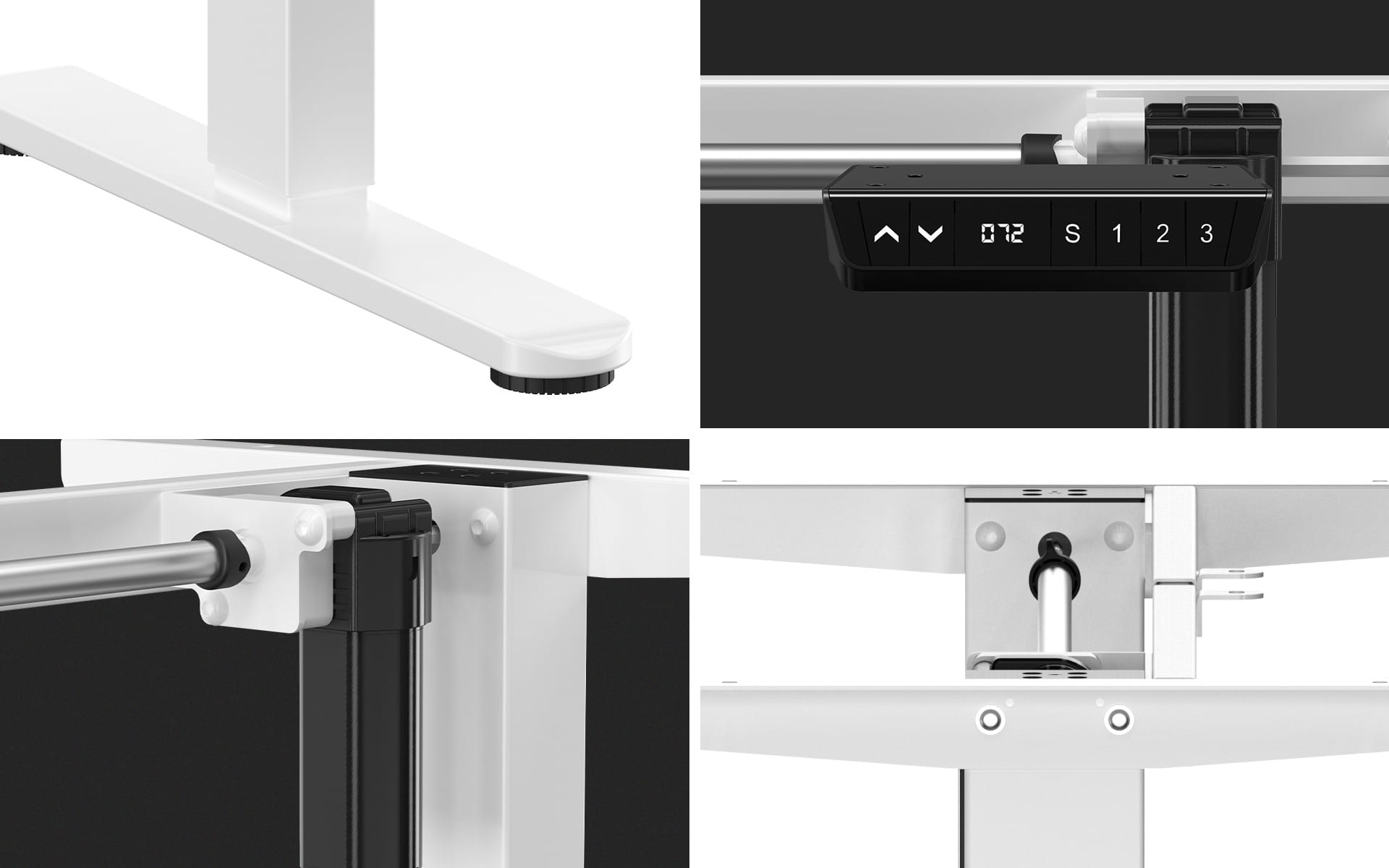 MARK ADLER Xeno 4.1 Elektrischer Schreibtischrahmen Weiß