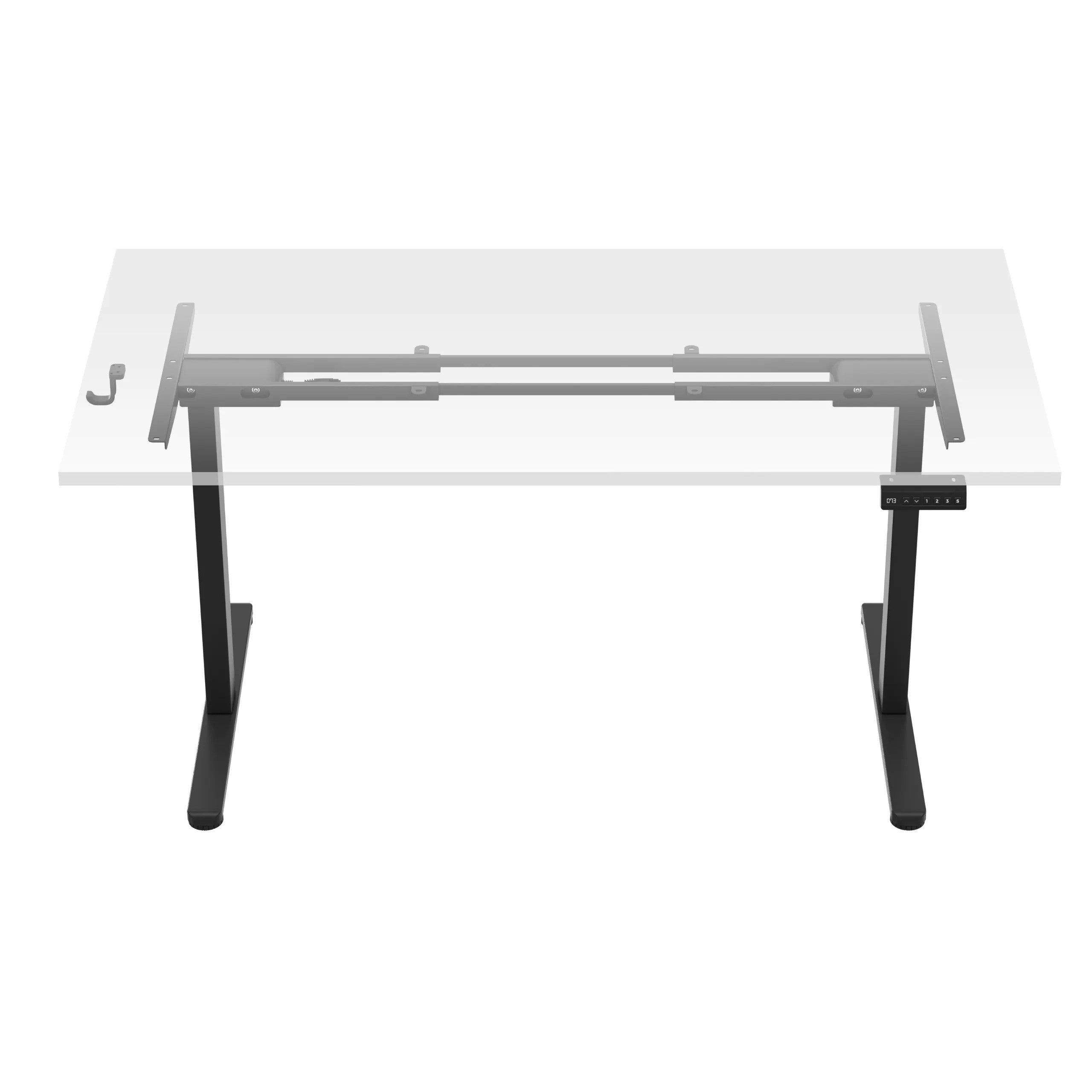 Mark Adler Xeno 4.5 Schwarzer elektrischer Schreibtischrahmen mit zwei Motoren 