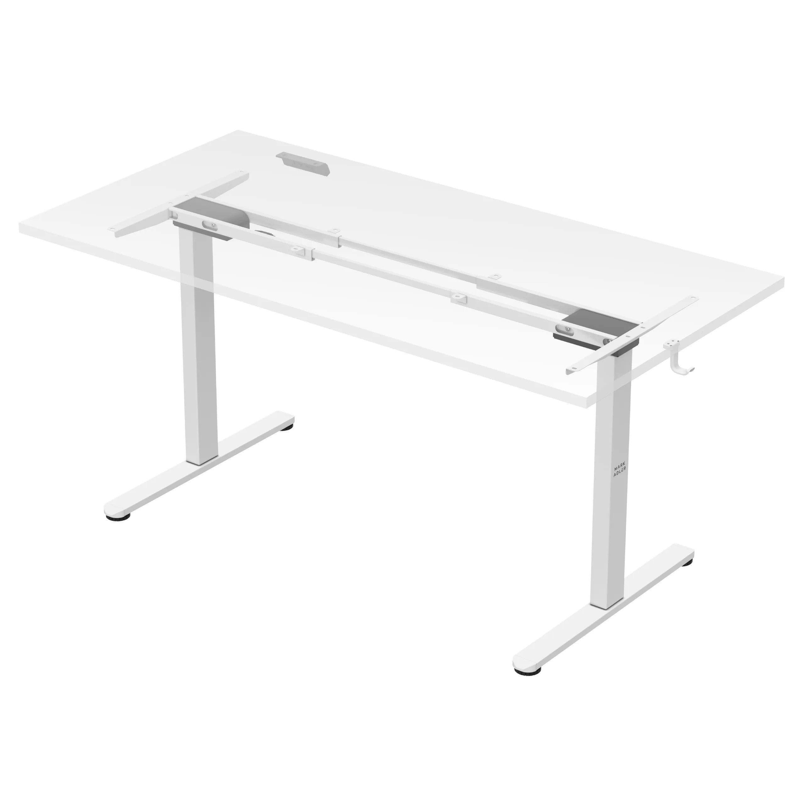 Mark Adler Xeno 4.5 Elektrischer Schreibtischrahmen mit zwei Motoren, Weiß 