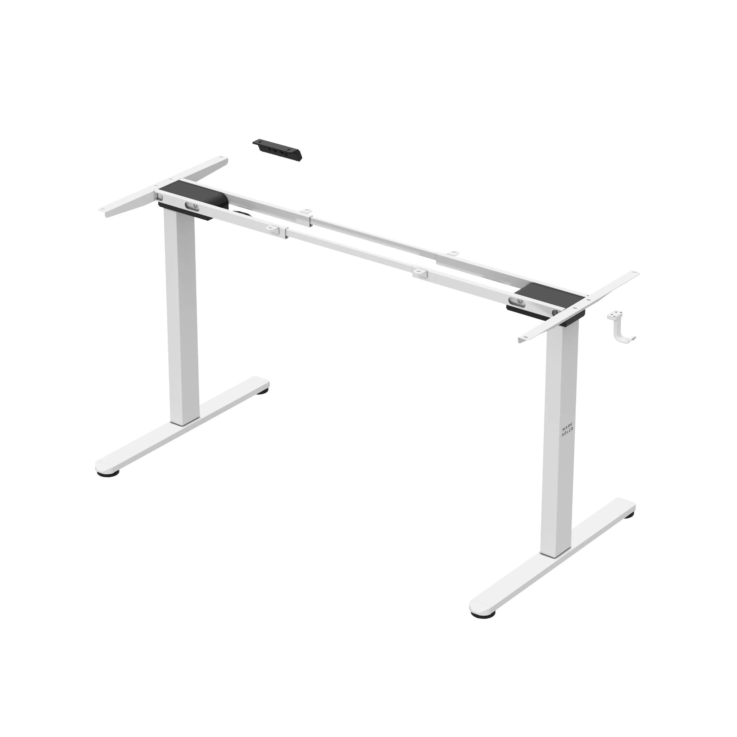 Mark Adler Xeno 4.5 Elektrischer Schreibtischrahmen mit zwei Motoren, Weiß 