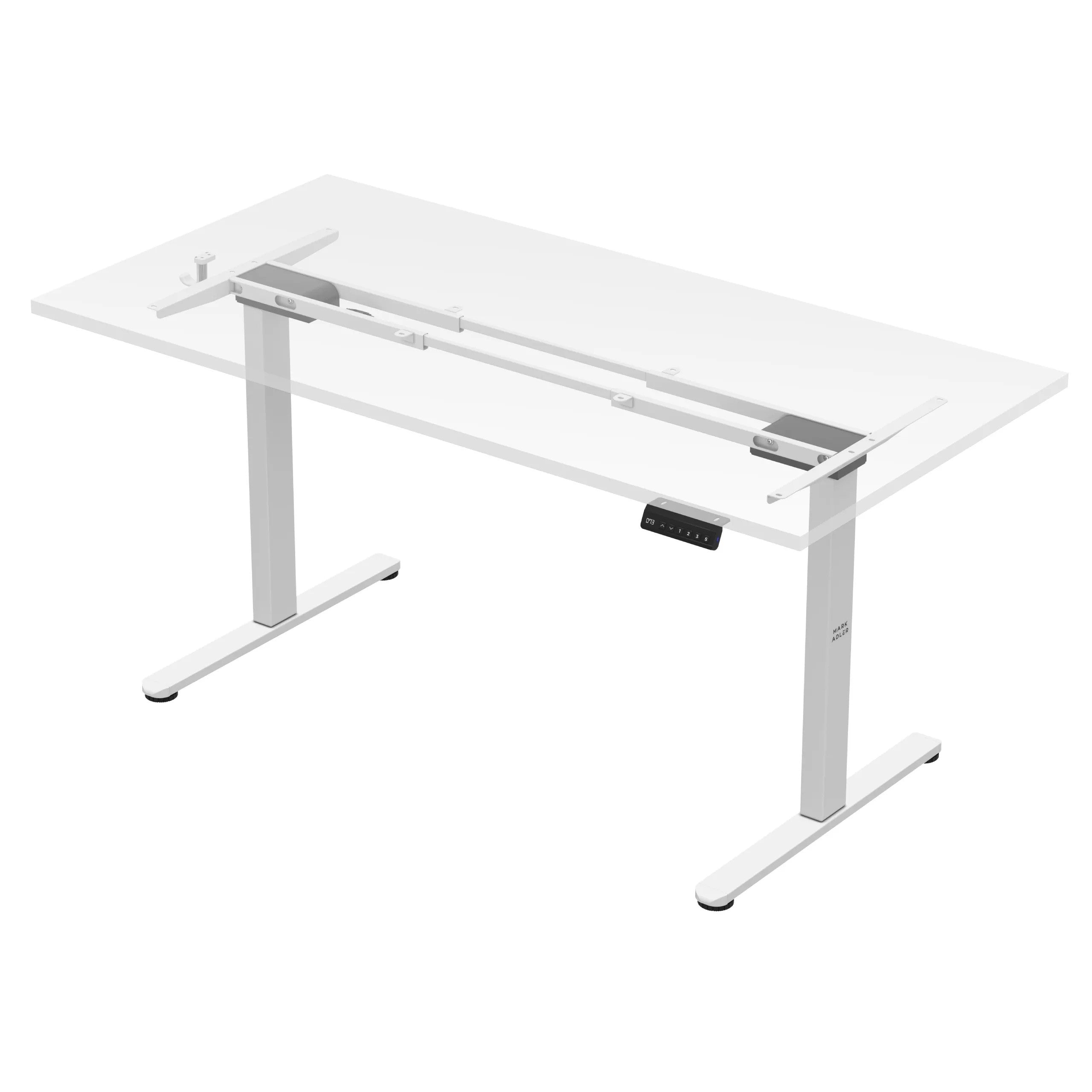 Mark Adler Xeno 4.5 Elektrischer Schreibtischrahmen mit zwei Motoren, Weiß 