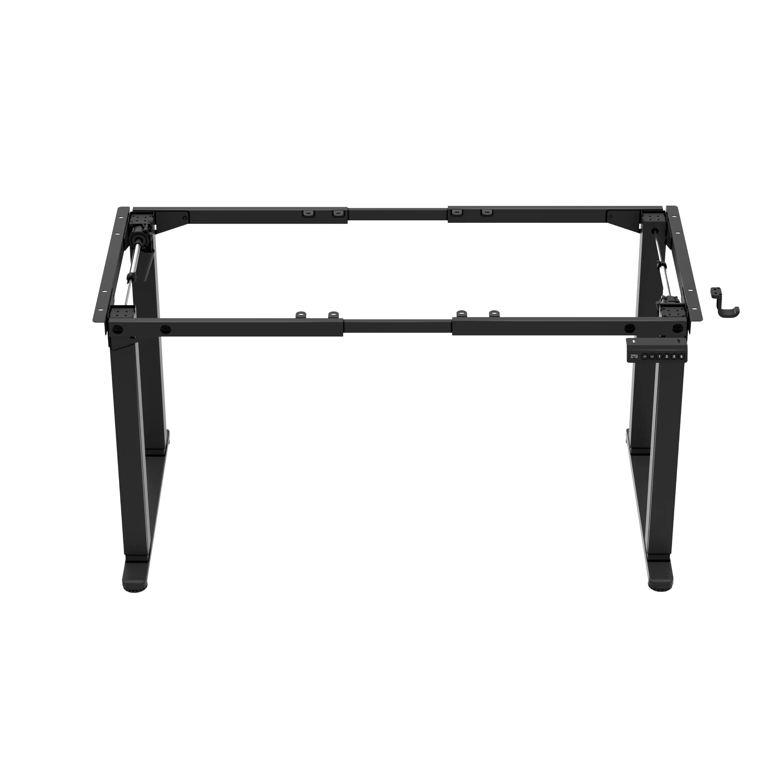 Mark Adler Xeno 5.0 Schwarzer elektrischer Schreibtischrahmen mit zwei Motoren 