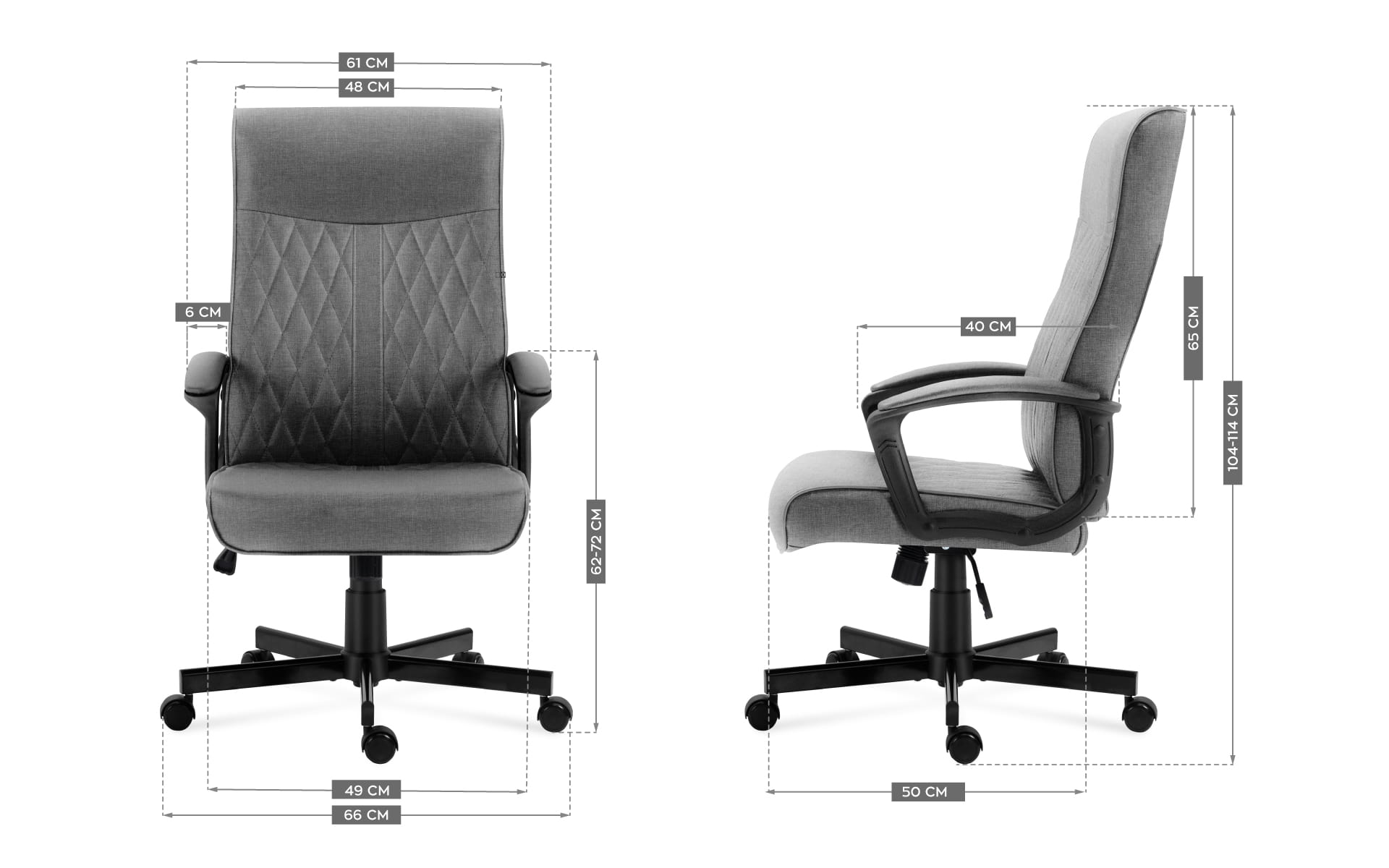 Mark Adler Boss 3.2 Bürostuhl Grau