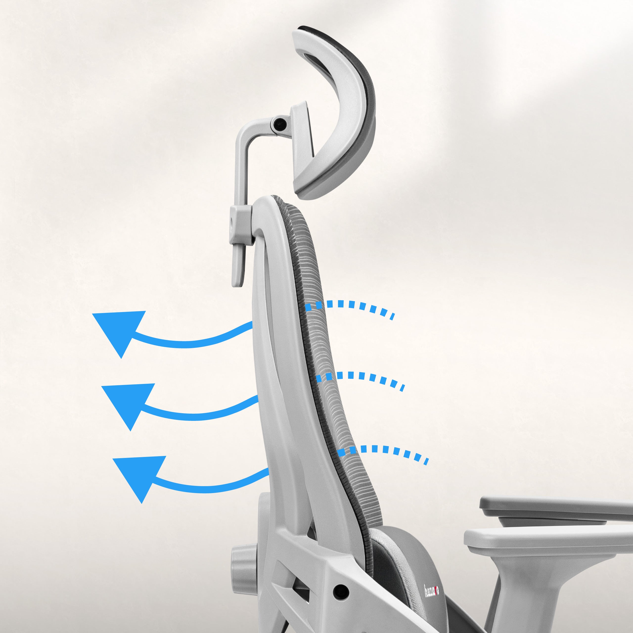 Huzaro Combat 2.7 Gaming-Stuhl Grey