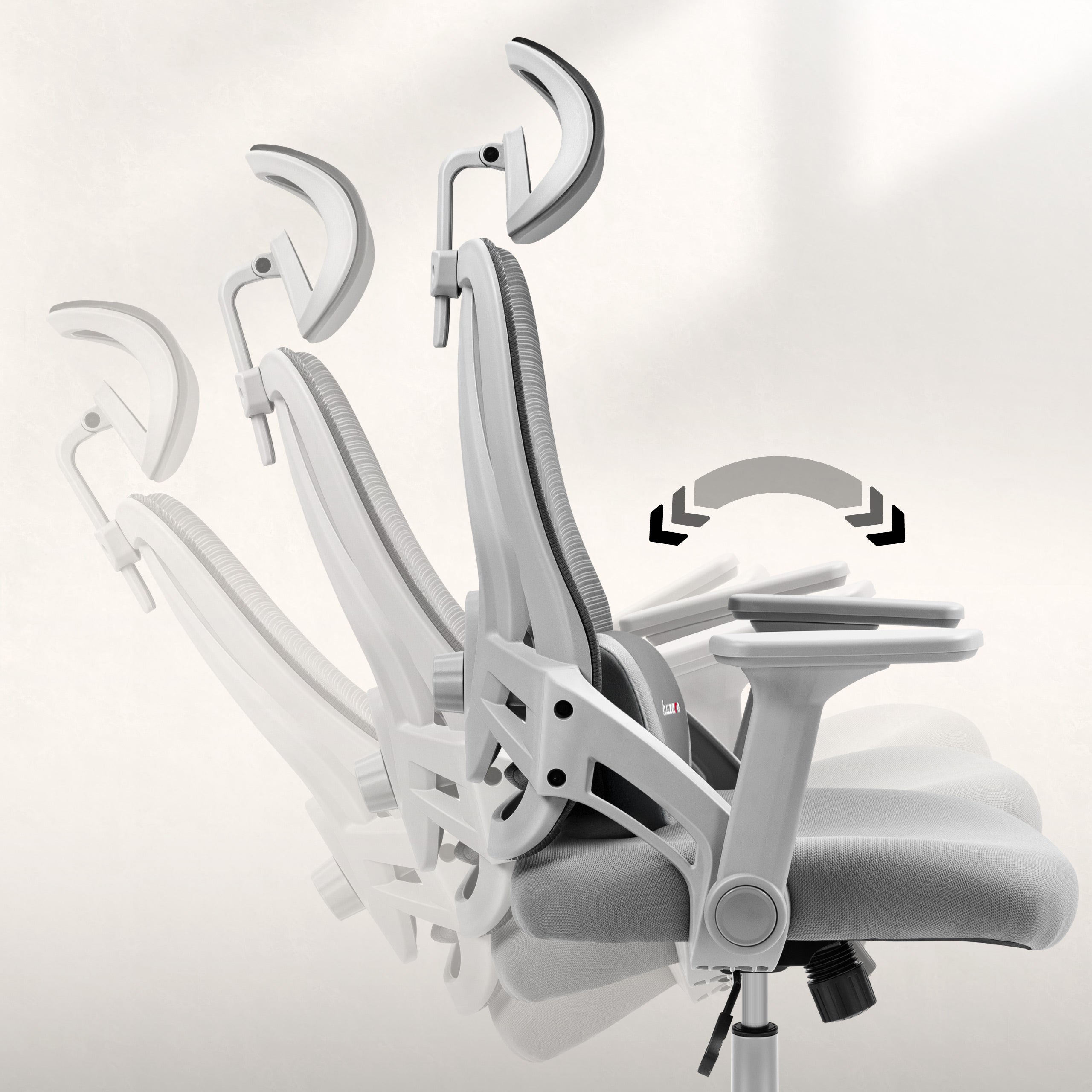 Huzaro Combat 2.7 Gaming-Stuhl Grey