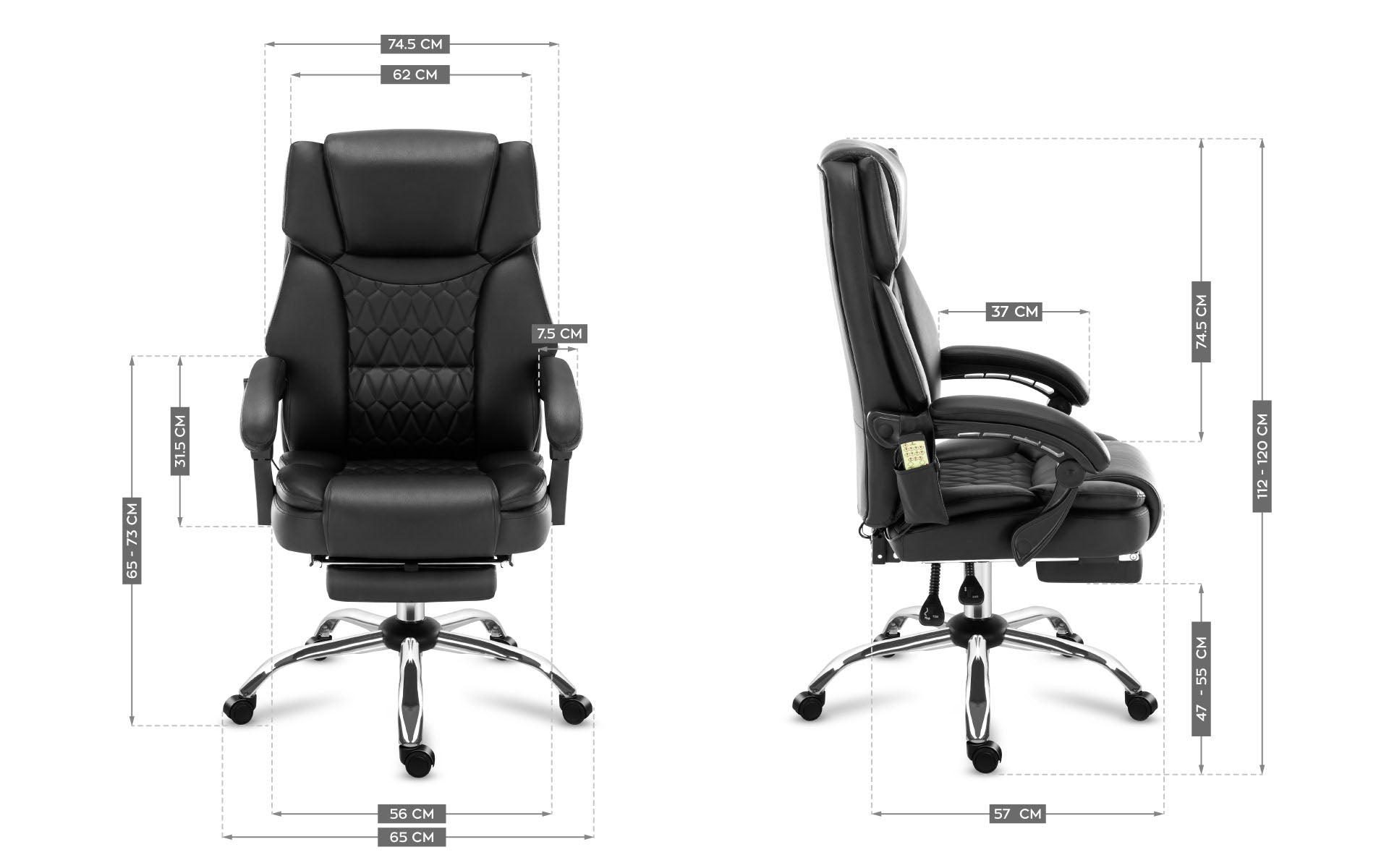 Mark Adler Boss 6.0 Massage-Bürostuhl