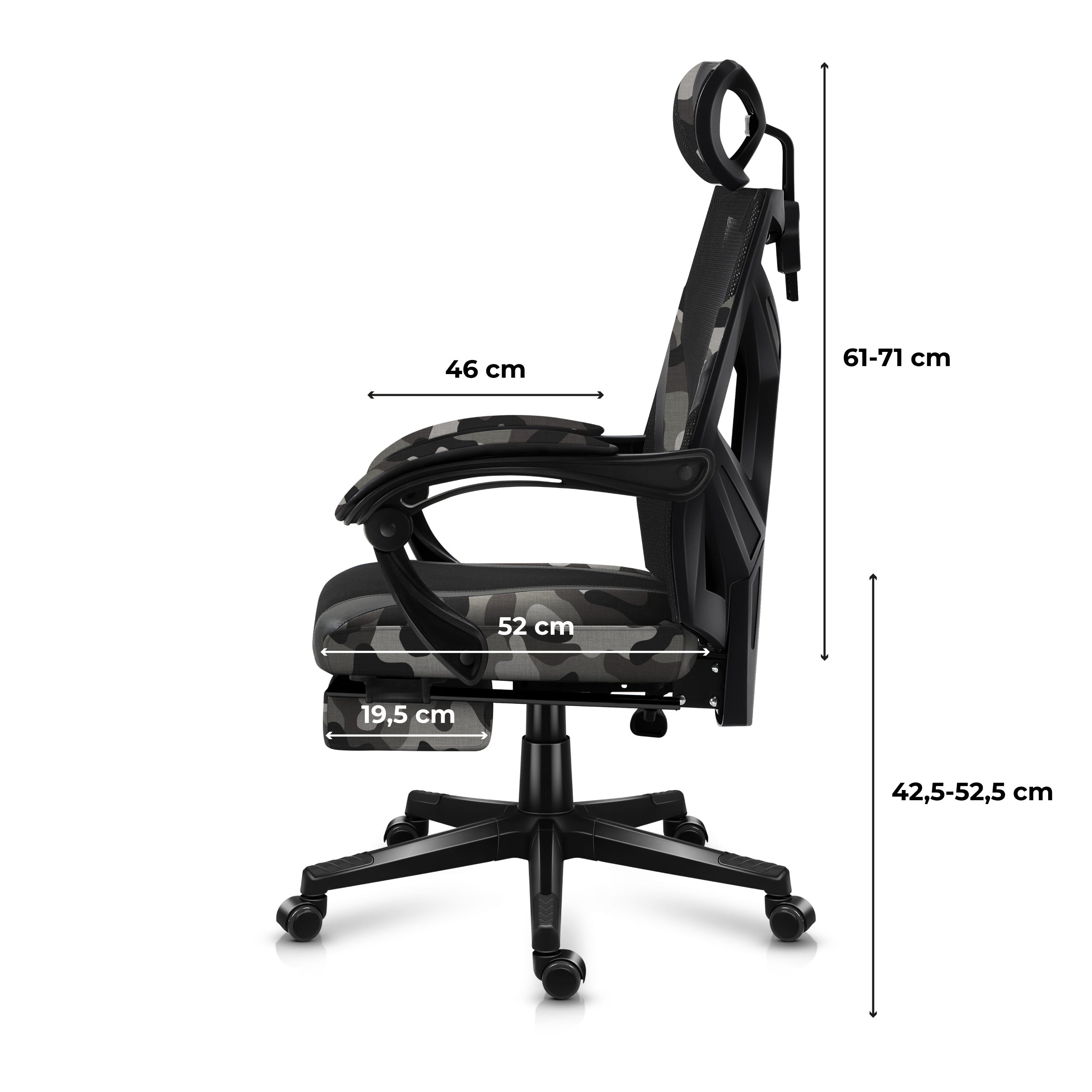 Huzaro Combat 5.0 Camo Gaming-Stuhl