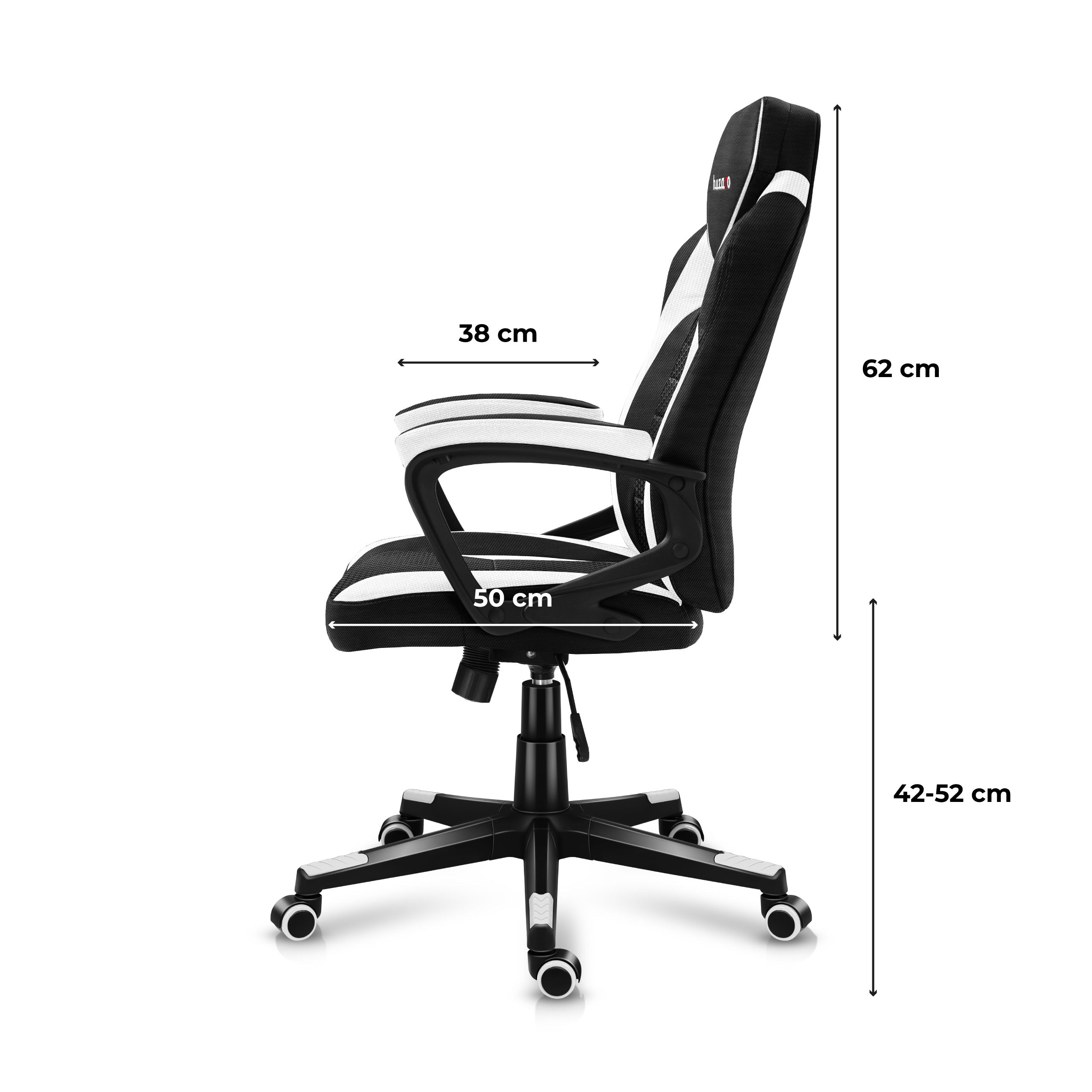 Huzaro Force 2.5 Weiß Mesh Gaming-Stuhl